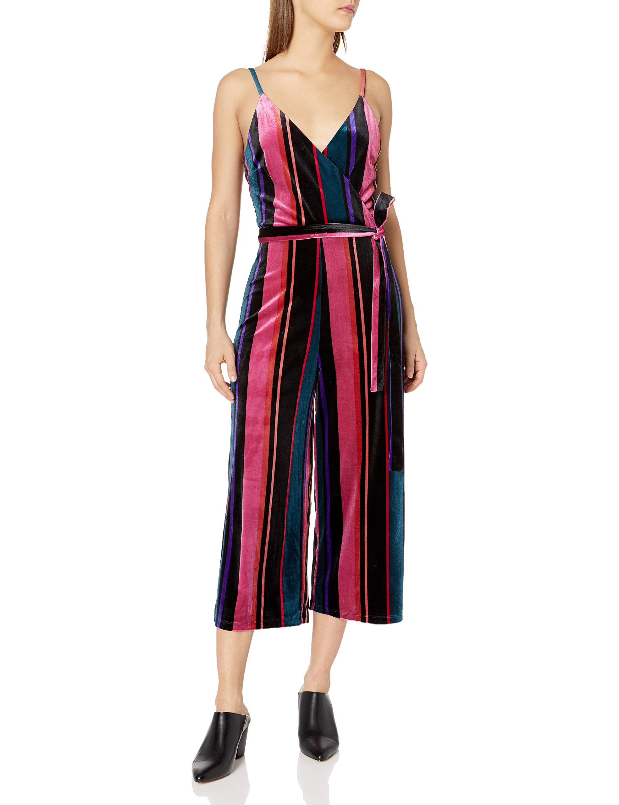 Women's Sleeveless Wrap Jumpsuit - Elegant V-Neck Romper for Summer, Beach, and Casual Outings | Perfect for Vacations, Date Nights & Outdoor Events