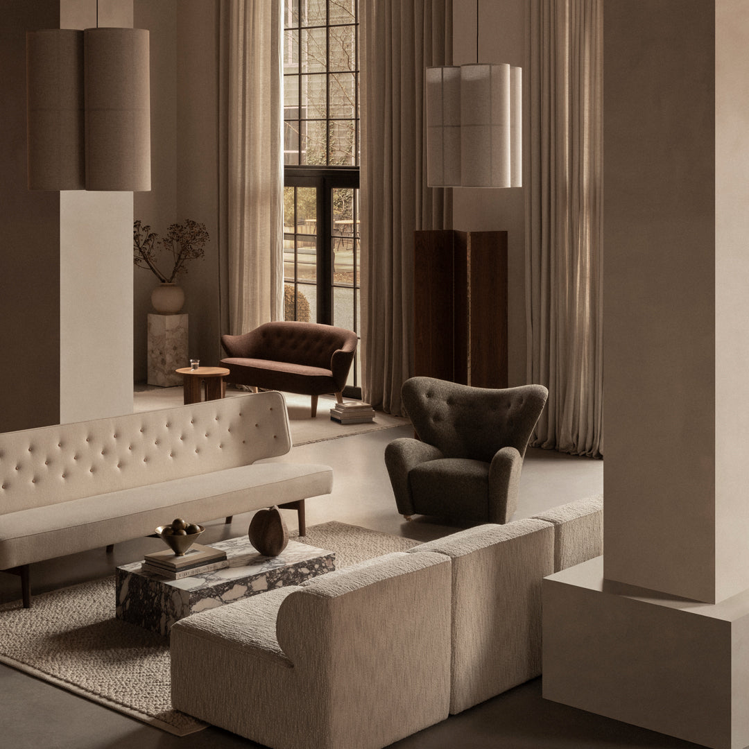 Ingeborg Fabric Sofa - Modern Comfortable Living Room Furniture for Home & Office - Perfect for Relaxing, Entertaining & Small Spaces