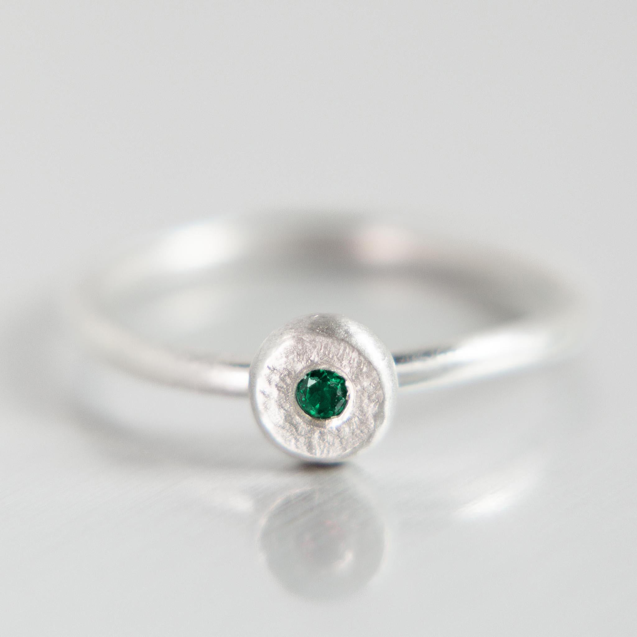 Elegant Sterling Silver Pebble Ring for Women - Minimalist Stackable Jewelry for Everyday Wear & Special Occasions