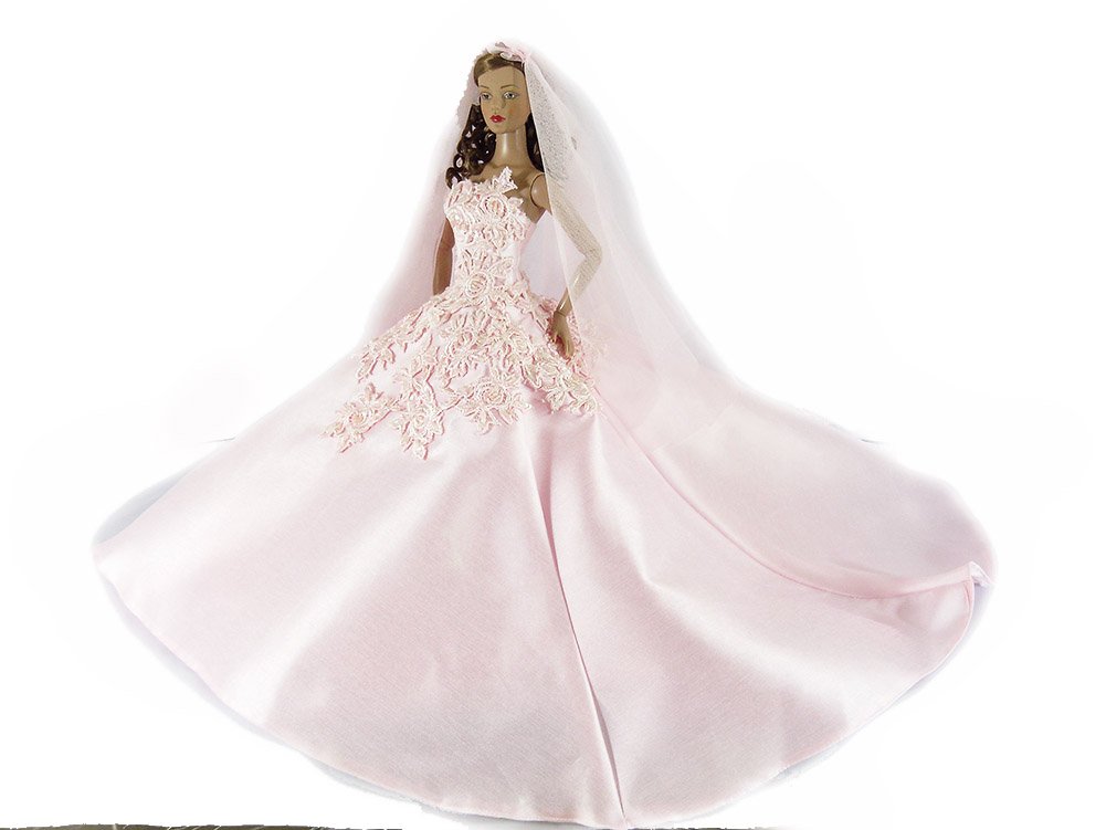 Grandroomchic Luxury Handmade Wedding Dress Set for American 16