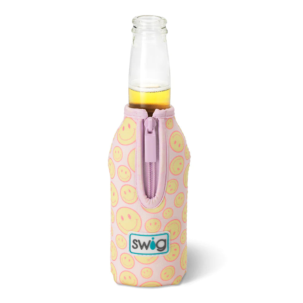 Oh Happy Day Insulated Bottle Coolie - Keep Drinks Cold & Stylish for Beach, Picnics, and Outdoor Adventures