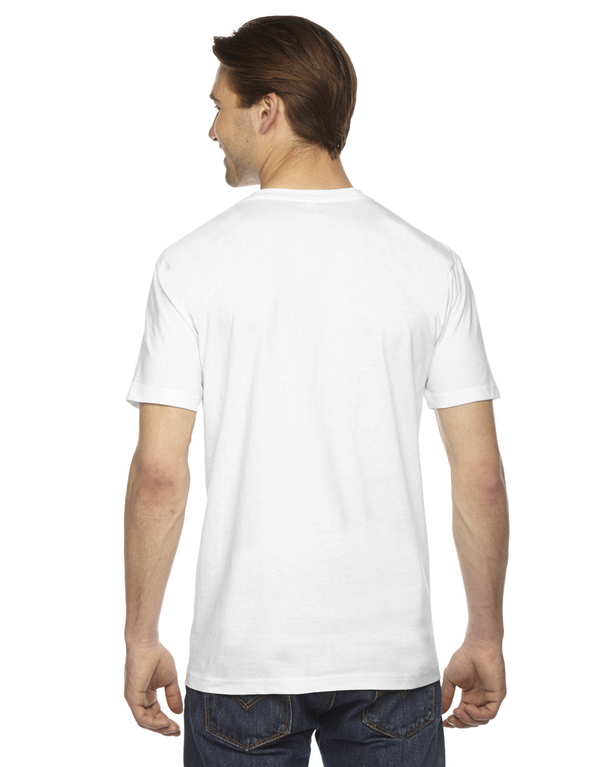 American Apparel 2001W Unisex Fine Jersey Short Sleeve T-Shirt - Soft Cotton Tee for Men & Women - Perfect for Casual Wear, Gym, and Everyday Outfits