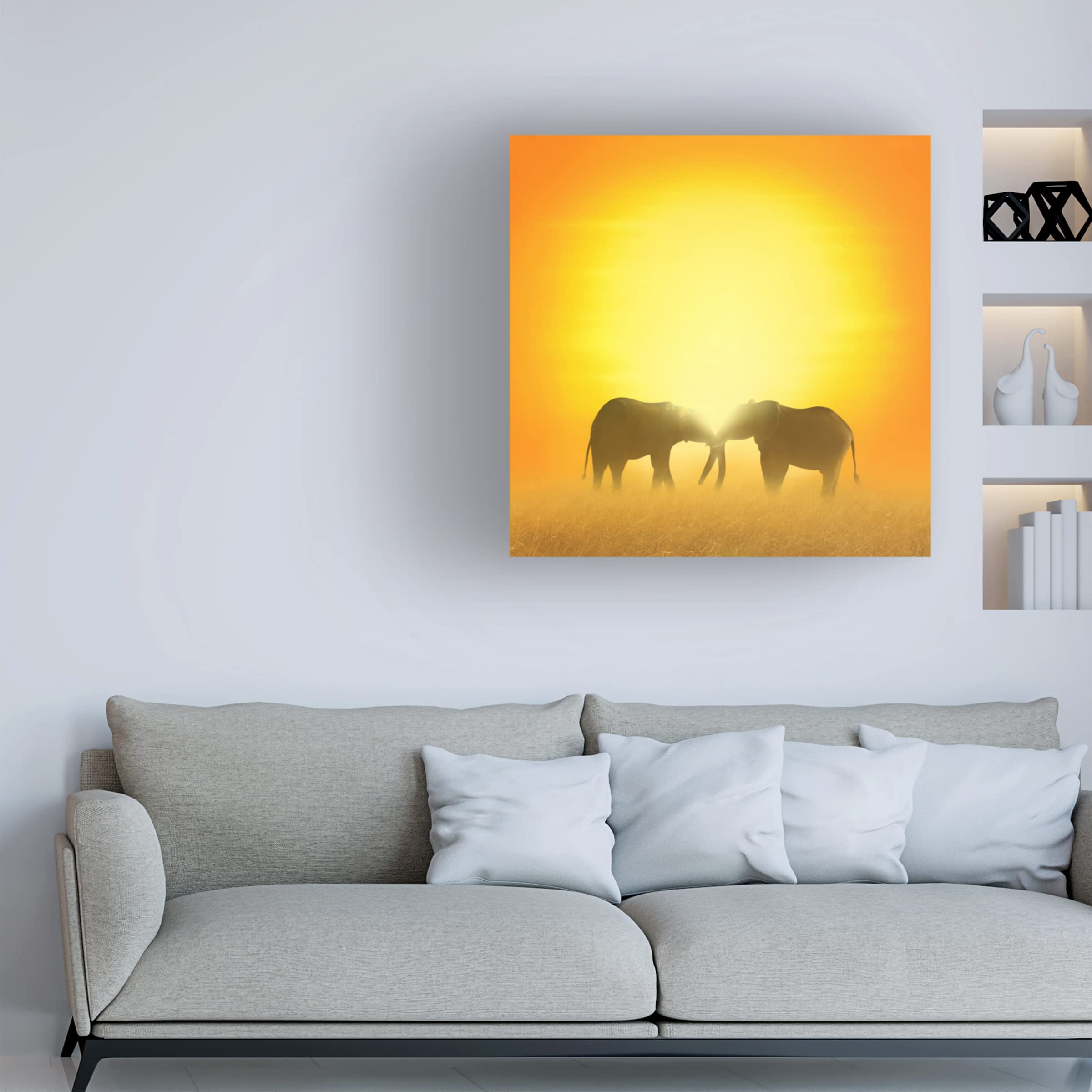 Ben Heine 'In Love' Canvas Art Print - Romantic Wall Decor for Bedroom, Living Room & Wedding Gifts | Trademark Fine Art Collection