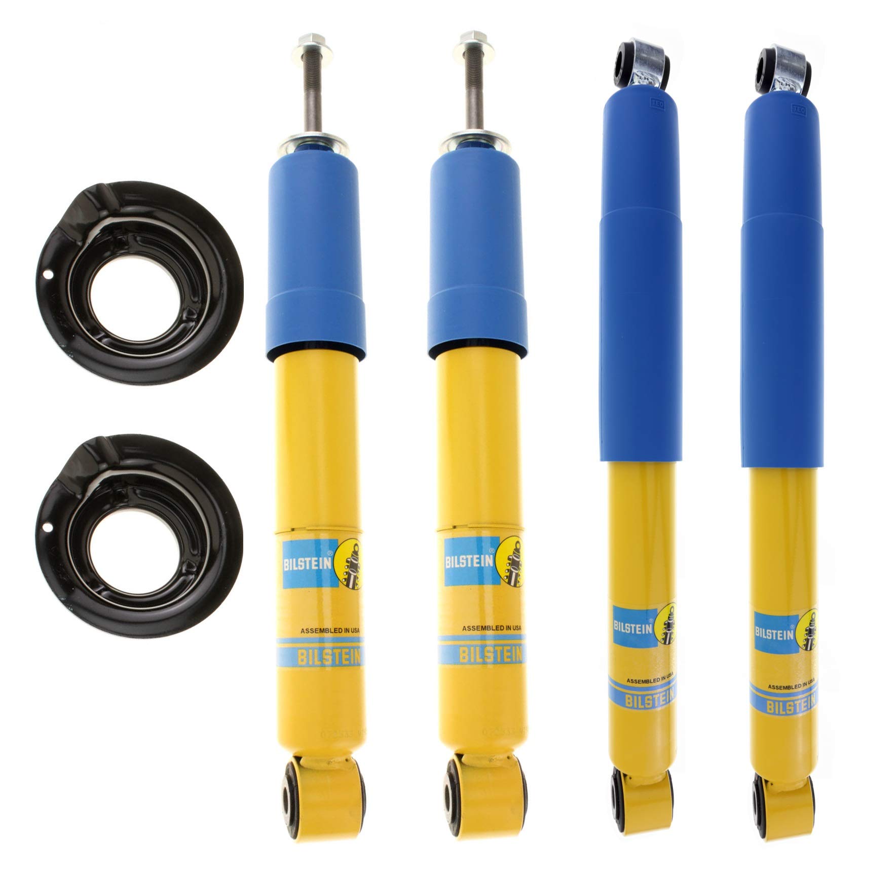 Bilstein B6 4600 Front & Rear Shock Absorber Kit - Compatible with Nissan Frontier & Suzuki Equator - Off-Road Performance Upgrade for Smooth Ride & Better Handling