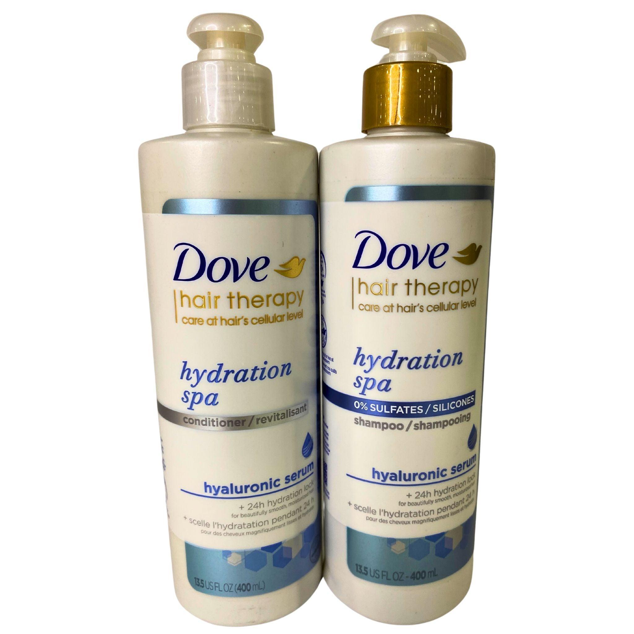 Dove Hyaluronic Acid Serum Shampoo & Conditioner Set - 50 Piece Bulk Pack for Salons & Retailers - Hydrating Hair Care for Dry, Damaged Hair - Perfect for Home Use & Professional Styling