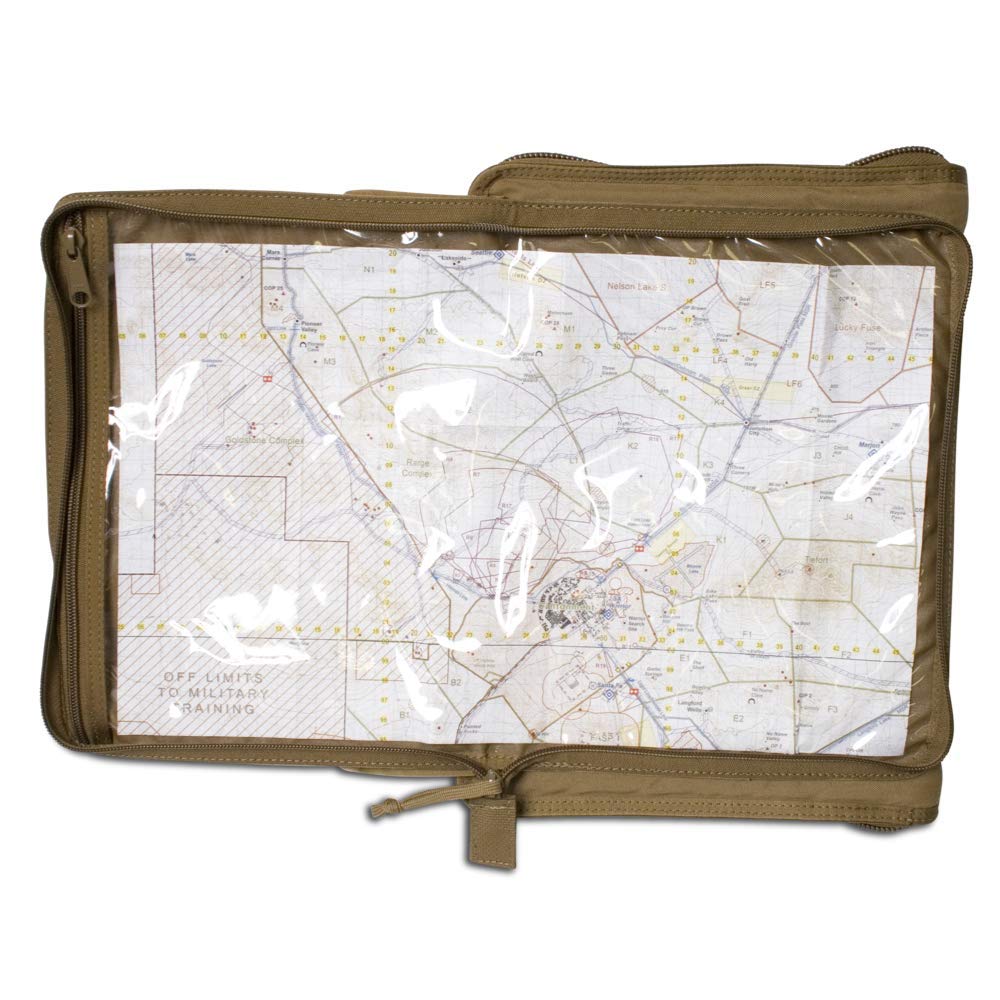 Tactical Notebook Cover - Military Grade Zippered Organizer for 8.5