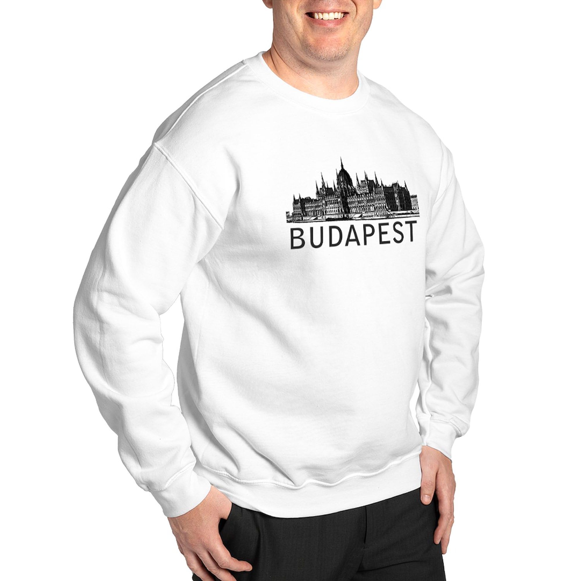 Budapest Sweatshirt - Classic Crew Neck Lightweight Pullover | Comfortable Casual Wear for Travel, Sightseeing & Everyday Use