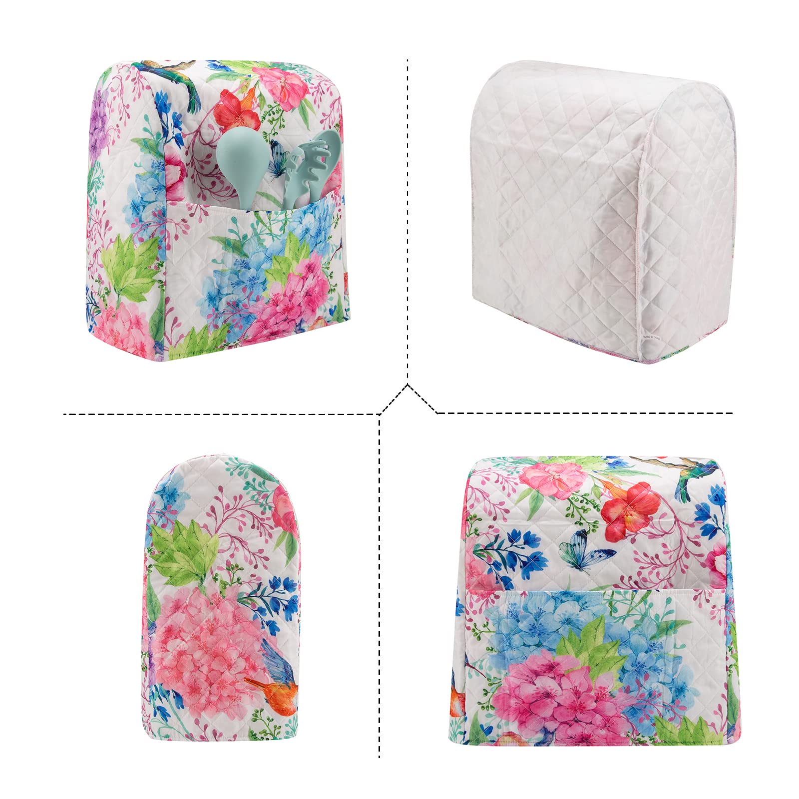 **Pioneer Woman Flower Print KitchenAid Mixer Cover - Compatible with 6-8 Quart Stand Mixers (Tilt Head & Bowl Lift Models) | Durable & Stylish Protection for KitchenAid & Hamilton Mixers | Perfect for Baking, Cooking & Kitchen Decor**