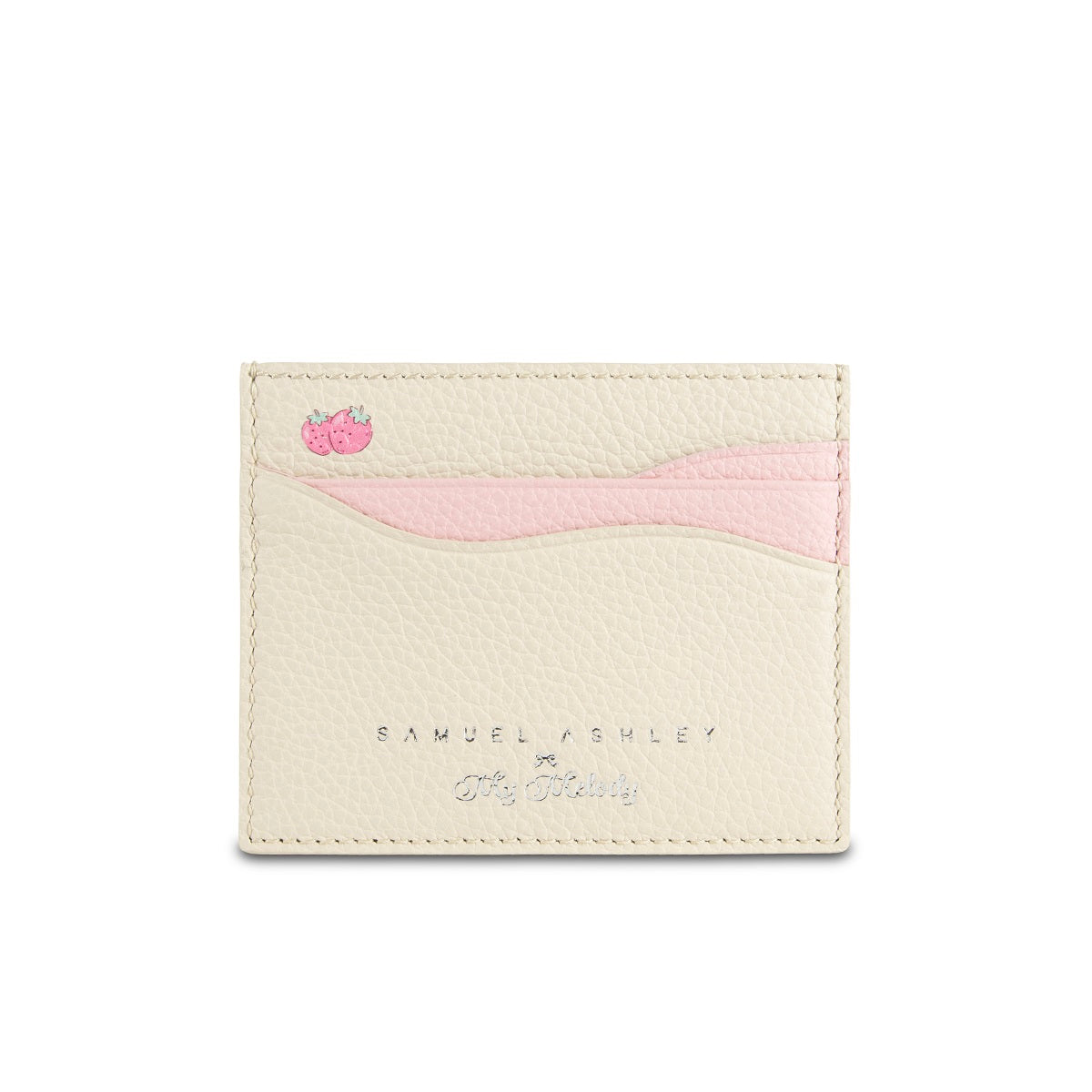 Premium Samuel Ashley x Sanrio Leather Card Holder - Cute Hello Kitty & Friends Wallet for Credit Cards, ID, Business Cards - Perfect for Everyday Use, Travel & Gift Giving