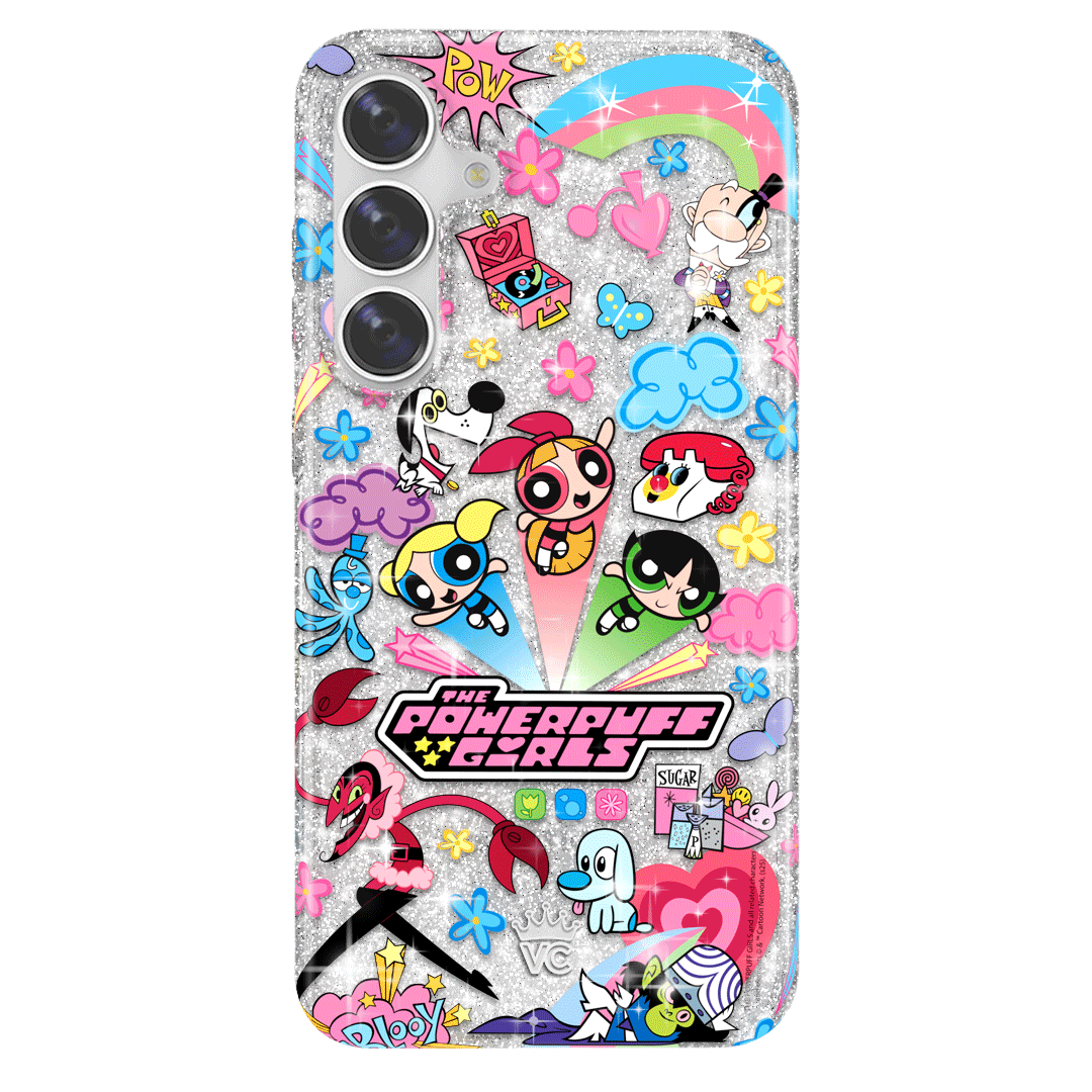 The Powerpuff Girls Girl Power Samsung Phone Case - Cute Cartoon Character Protective Cover for Samsung Galaxy S21/S20/Note 20 - Perfect Gift for Kids & Fans of The Powerpuff Girls TV Show