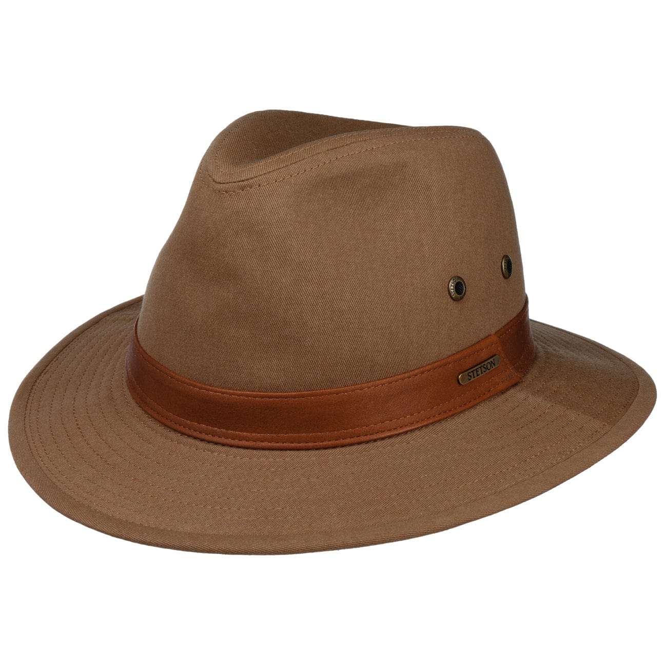 Stetson Cotton Traveller Outdoor Hat - Lightweight & Breathable Sun Protection for Hiking, Camping & Travel