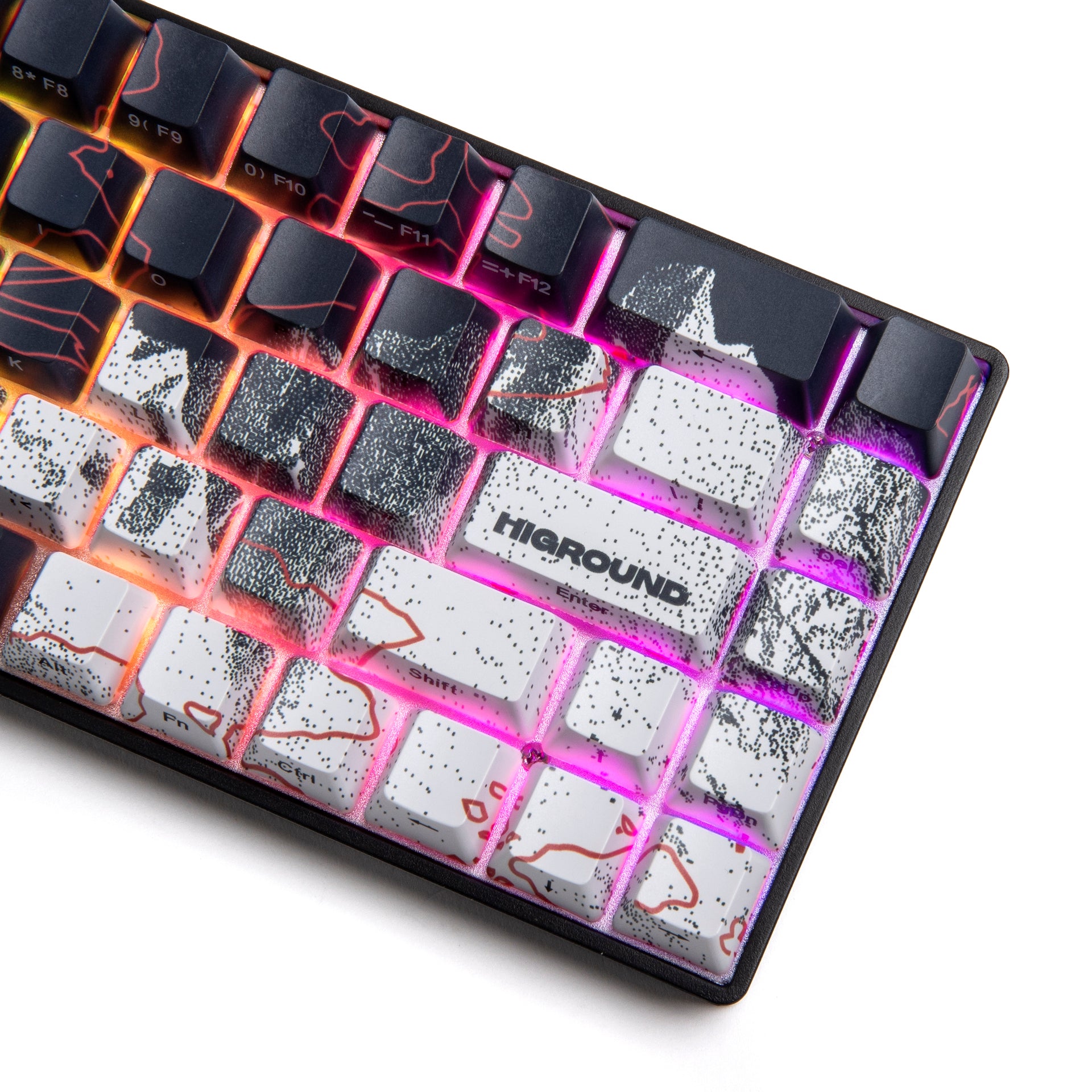 100 Thieves x Higround Custom Mechanical Keycaps - Gaming & Typing Keycaps for PC, Mac, Laptop - Perfect for Esports, Streaming & Office Use