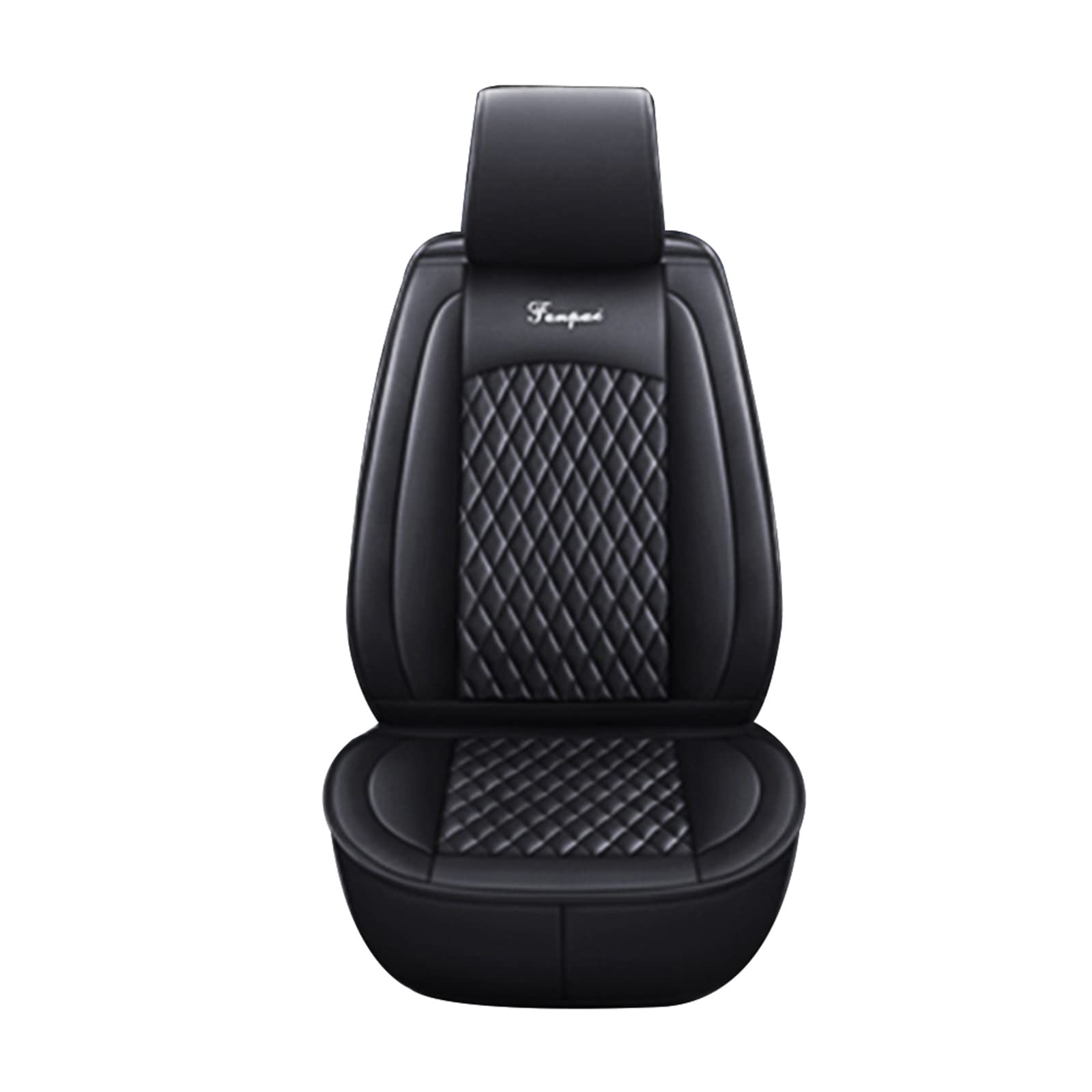 Premium Waterproof Leather Car Seat Covers Full Set for BMW 335i Gran Turismo 2014-2016 - Front & Rear Seat Protectors (Black, CT08) | Perfect for Road Trips, Daily Commutes & Automotive Protection