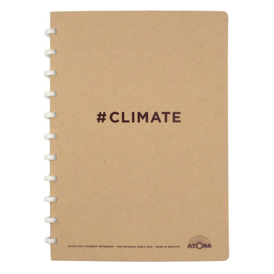 Atoma #Climate Notebook Refillable A5 Size (210 x 297mm) - Eco-Friendly Paper for Journaling, Sketching & Note Taking - Perfect for Office, School & Travel Use