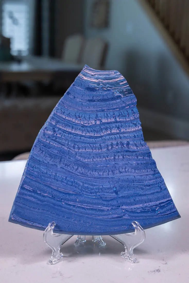 Broken Nerikomi Pottery Piece #12 - Unique Handcrafted Ceramic Bowl | Japanese Artisan Craft | Perfect for Home Decor, Zen Gardens & Collectors