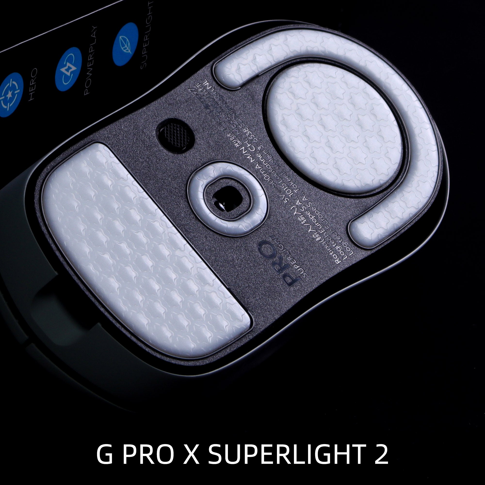 Esports Tiger SNOW Mouse Skates for Logitech G Pro X Superlight 2 (GPX 2) - Ultra Smooth Gliding Gaming Mouse Feet for Competitive FPS & Esports
