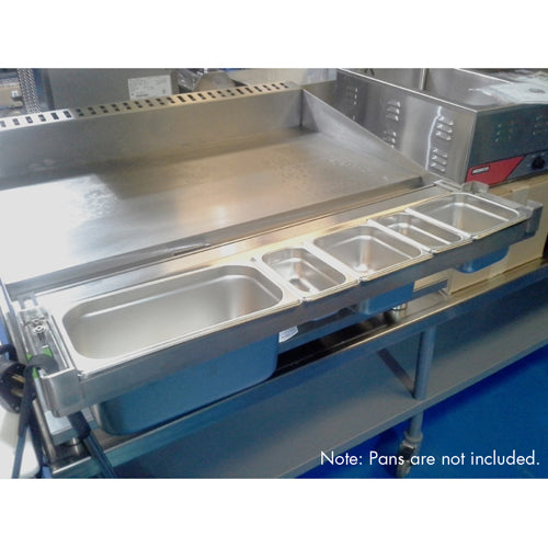 FMP 280 2203 Premium Stainless Steel Universal Griddle Rail - Heavy Duty Cooking Grid for Grills, Stoves & Outdoor Camping - Perfect for BBQ, Pancakes & Breakfast Cooking