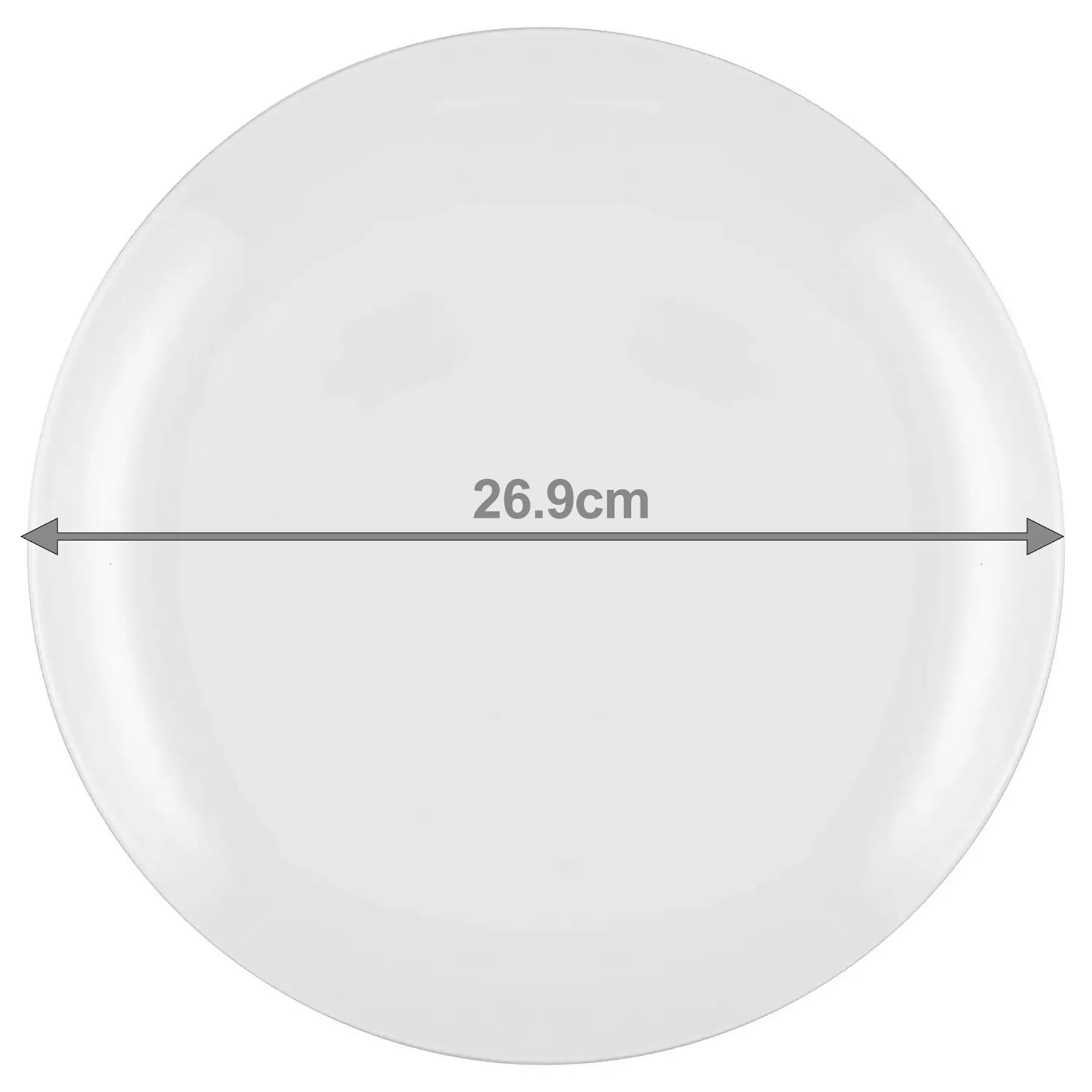 12-Piece Porcelain Dinnerware Set - 4 Dinner Plates, 4 Salad Plates & 4 Bowls - Dishwasher & Microwave Safe White Tableware for Everyday Dining & Entertaining