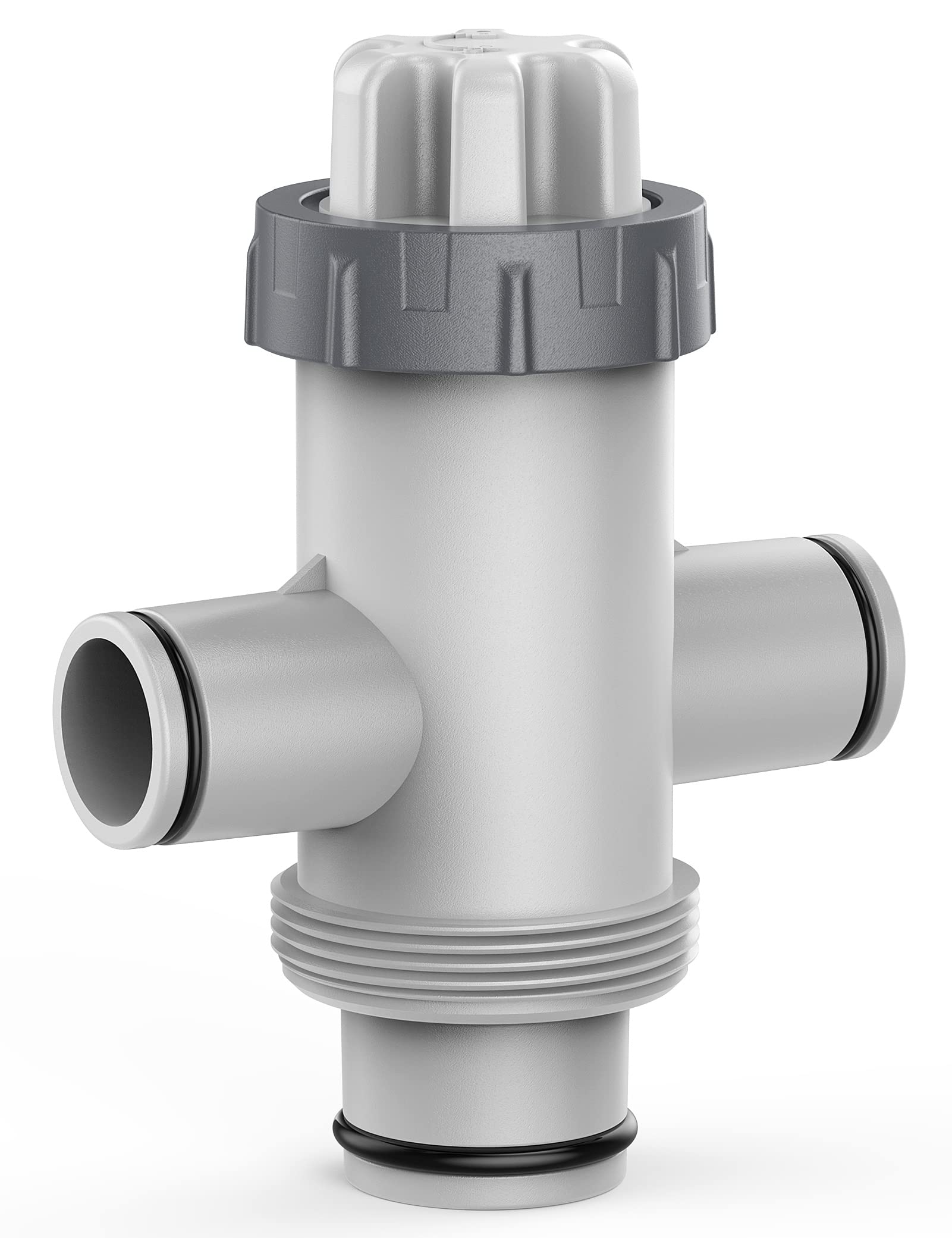 2 in 1 Split Swimming Pool Hose Plunger Valve - Replacement Part for Pool Filter Circulation System | Perfect for Inground & Above Ground Pools Maintenance