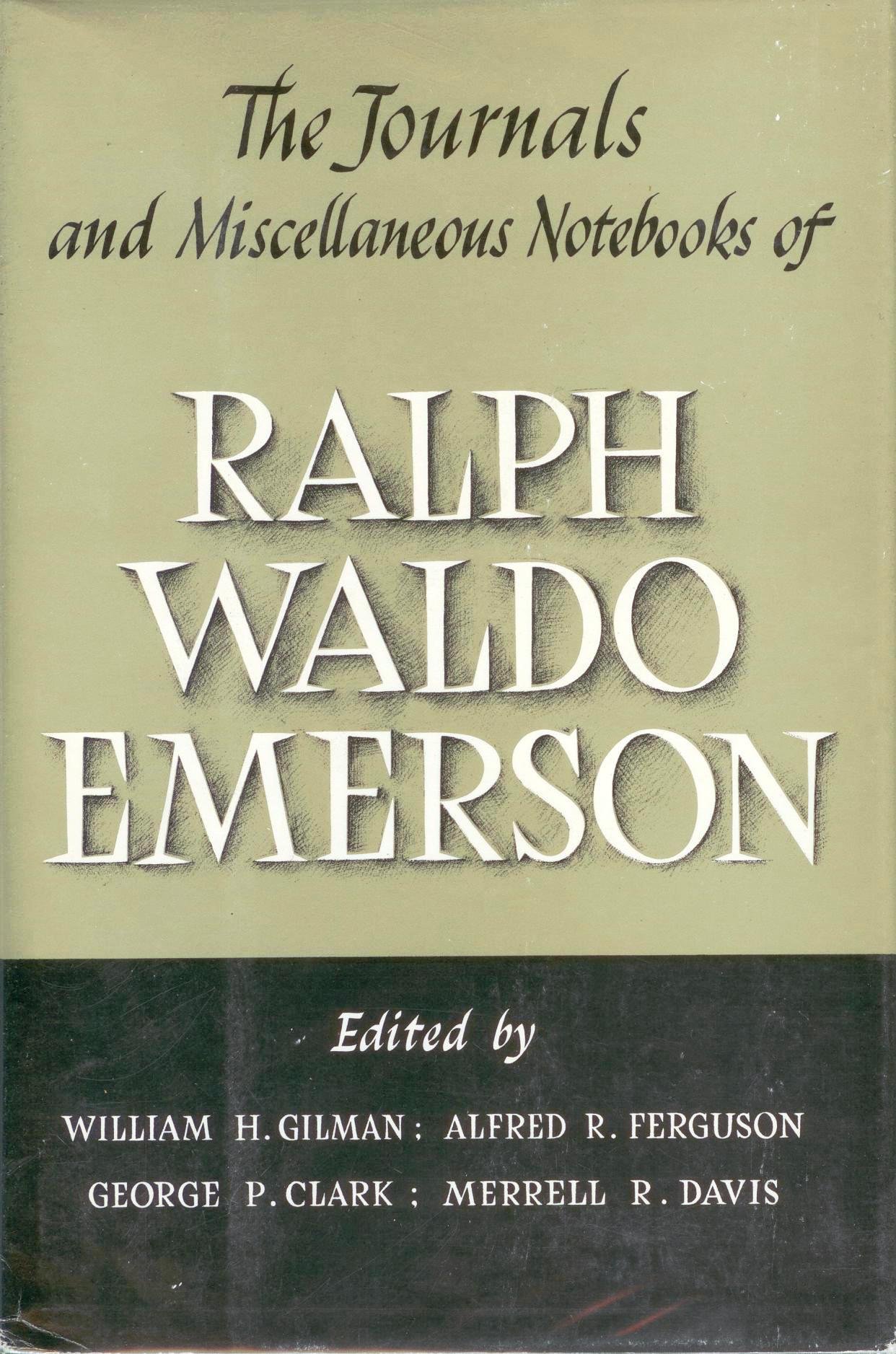 The Journals and Miscellaneous Notebooks of Ralph Waldo Emerson - Volume I (1819-1822) | Historical Literary Collection, American Transcendentalism | Perfect for Scholars, Book Collectors & Literature Enthusiasts