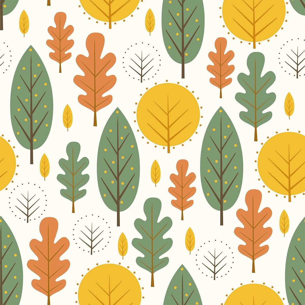 White and Green Forest Baby Peel and Stick Removable Wallpaper 8496 - Self-Adhesive Nursery Wall Decor for Kids Room, Bedroom & Playroom