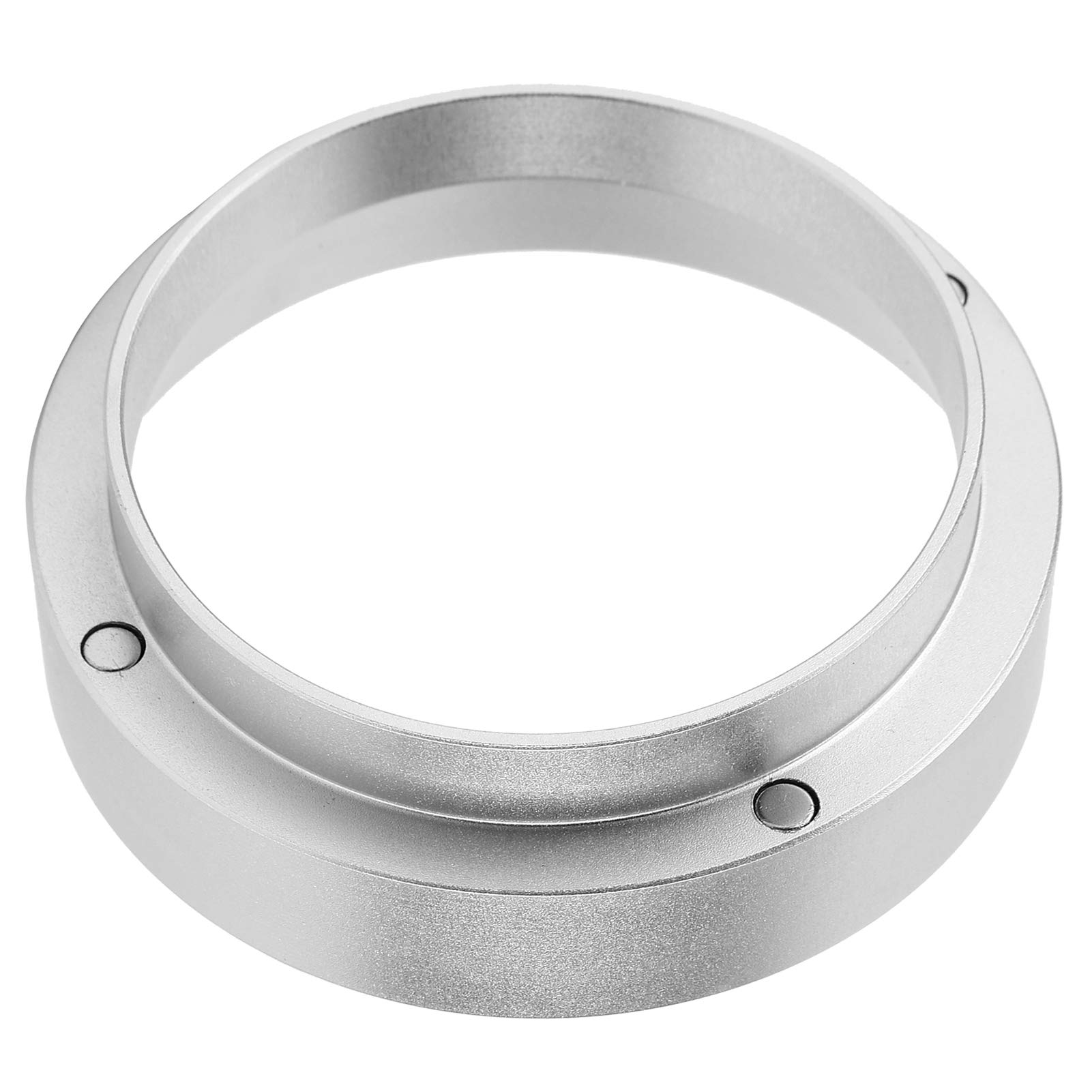Premium Magnetic Silver Coffee Dosing Ring & Funnel (58mm) - Perfect for Espresso, Pour Over & Home Baristas | Essential Coffee Accessories for Office & Kitchen Use