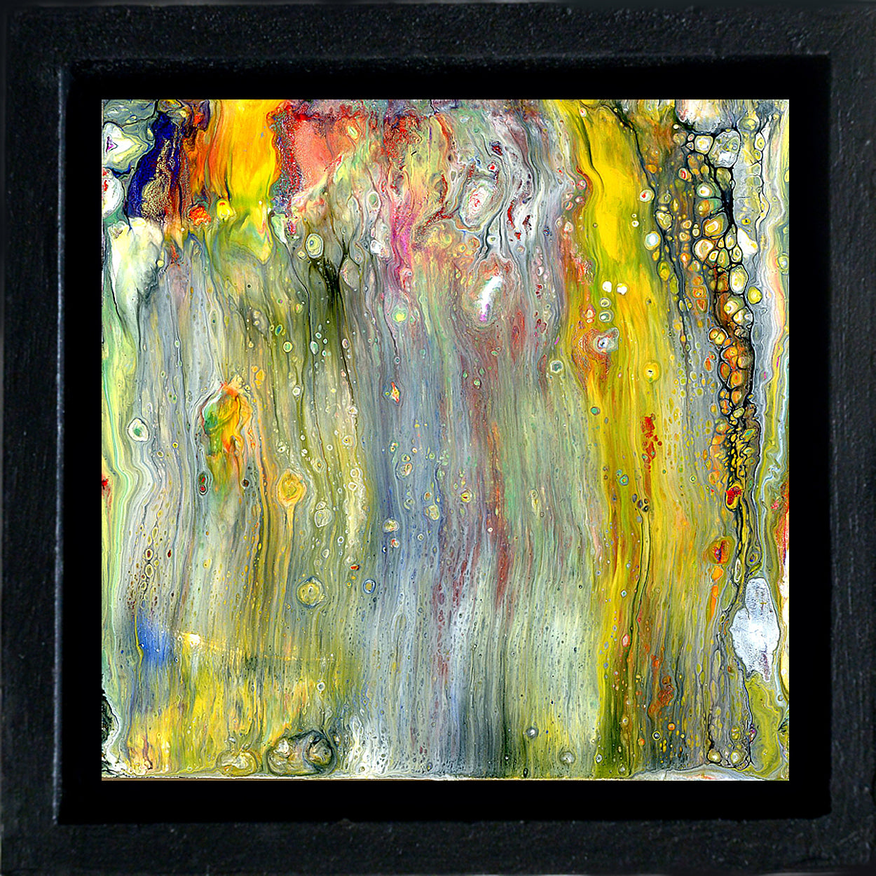 Anthony Ciambella: Framed 4x4 Acrylic on Panel Painting - Perfect for Home Decor, Office Art & Gift Giving