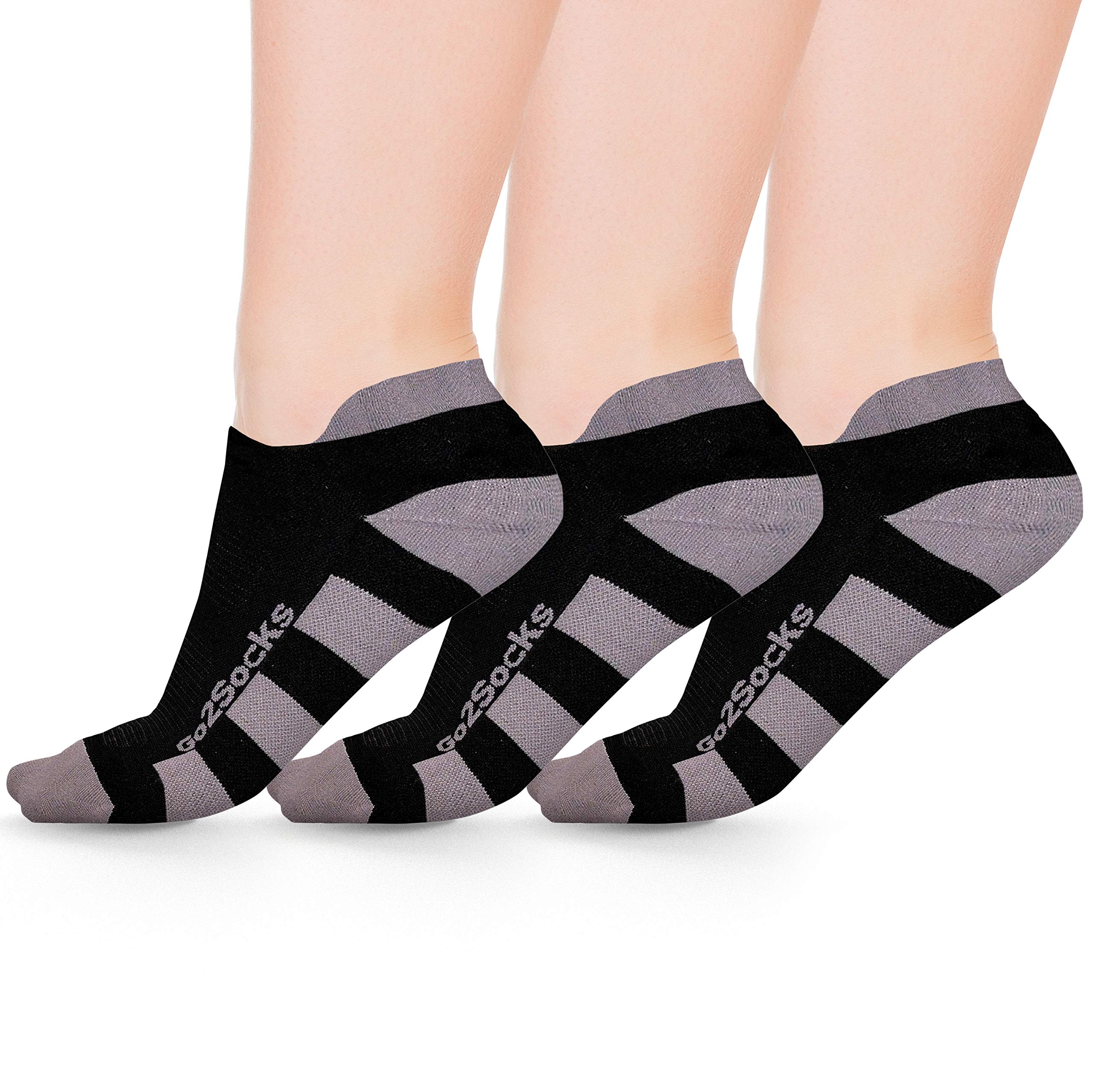 Go2 Running Socks for Men & Women - Breathable Low Cut Athletic Socks for Jogging, Gym & Sports - Lightweight Performance Ankle Socks for Workouts & Daily Wear