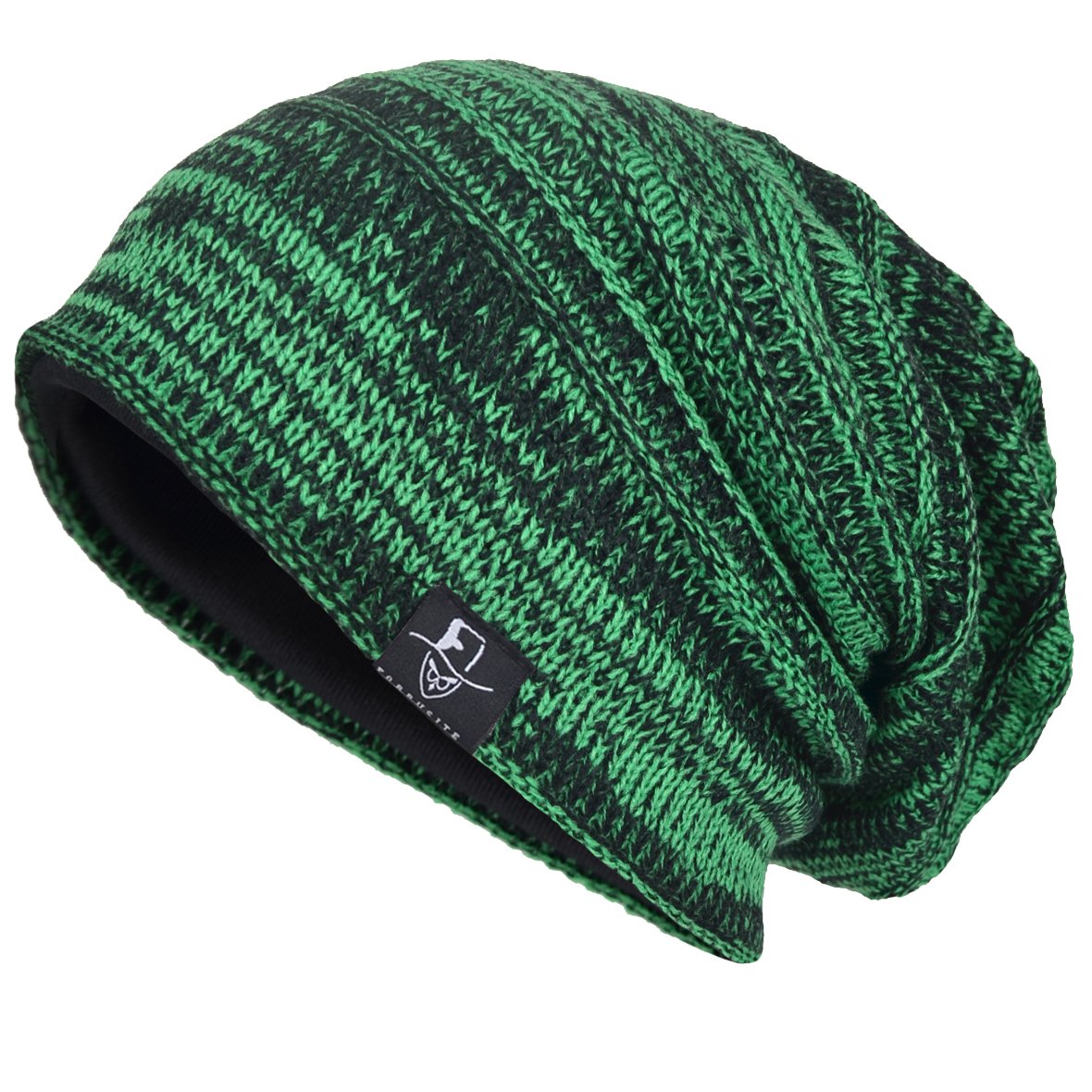 VECRY Men's Slouchy Beanie - Soft Knit Oversized Skull Cap Winter Hat for Cold Weather - Cozy & Stretchy Unisex Beanie for Outdoor Activities, Skiing, Snowboarding & Casual Wear