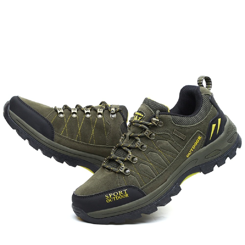 QISHENG Men's & Women's Hiking Climbing Shoes - Breathable Athletic Walking Sneakers for Outdoor Sports, Hunting & Trail Running - Perfect for Mountain Trekking, Camping & Adventure Travel