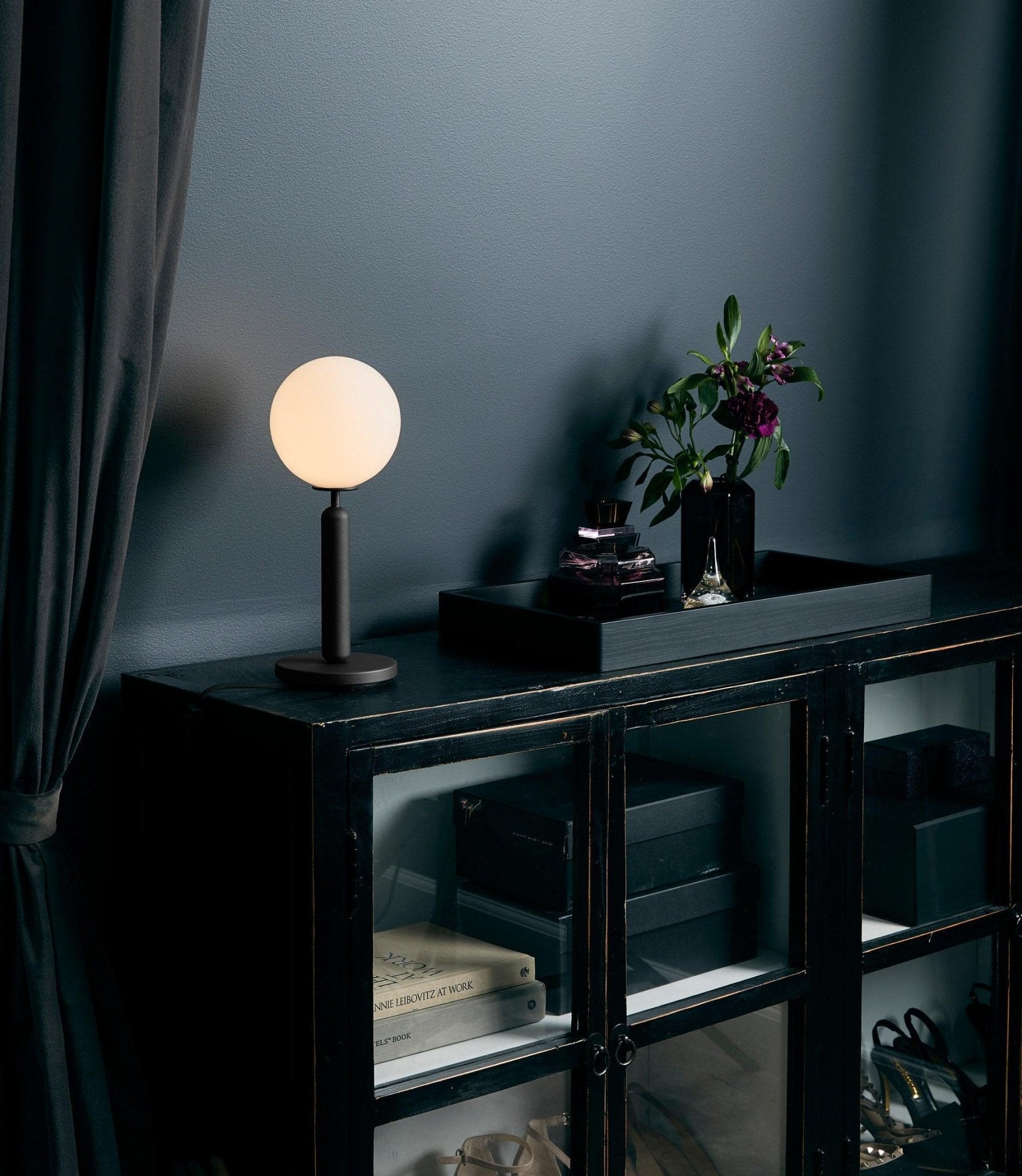 Miira Modern LED Table Lamp - Adjustable Brightness & USB Charging for Bedroom, Living Room, Office - Warm White & Cool White Light Modes
