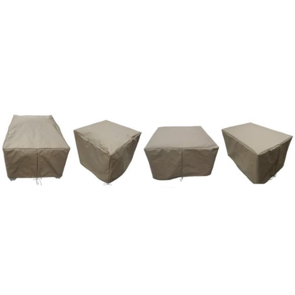 TK Classics MONACO-12aWC Waterproof Patio Furniture Covers - Beige Outdoor Chair Protector for All Weather, UV Protection & Dustproof - Perfect for Garden, Deck, and Poolside Use