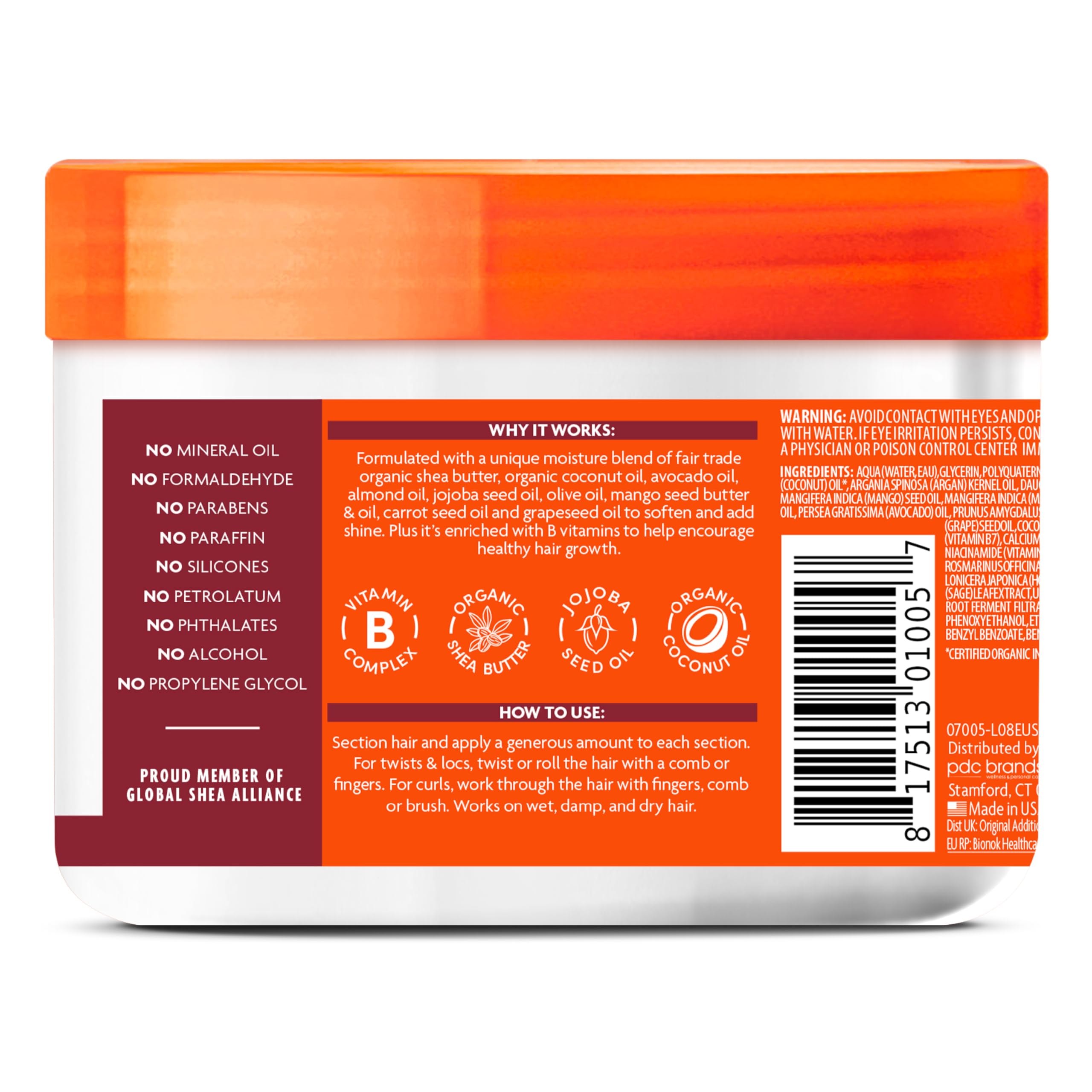 **Cantu Shea Butter Twist & Lock Gel for Natural Hair - 13 oz Moisturizing Styling Gel (Packaging May Vary) | Perfect for Twist Outs, Braids & Curl Definition**