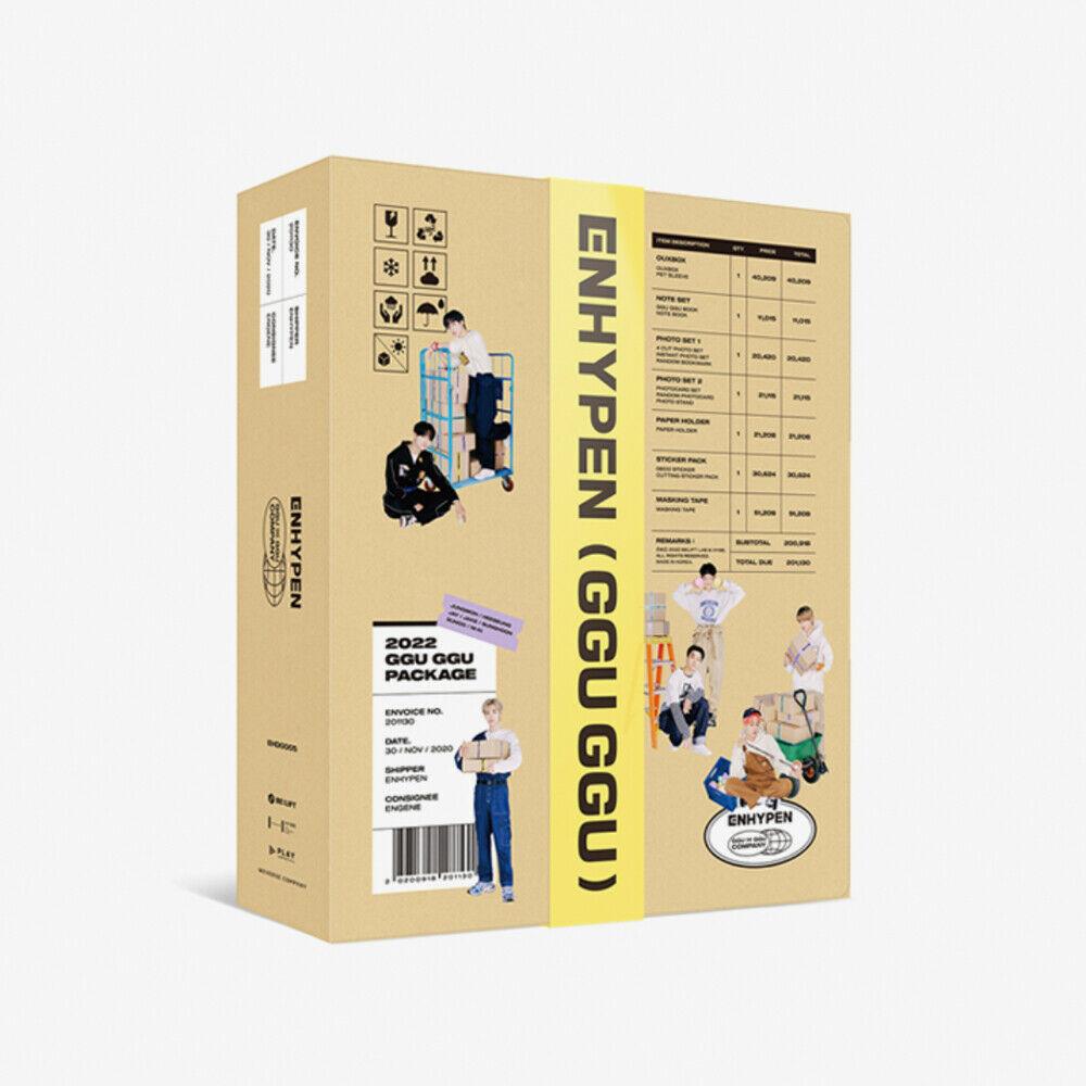ENHYPEN 2022 GGU GGU Official Merchandise Package - K-Pop Album & Photocard Set for Fans Collection & Gift Giving