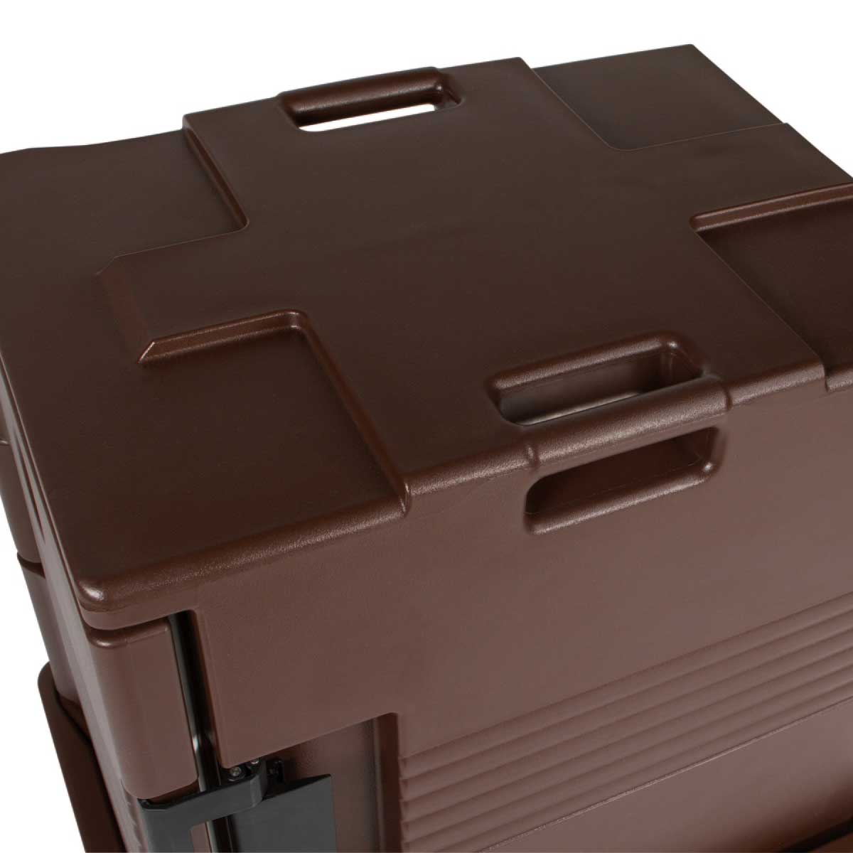 Cambro UPC400131 60 qt Ultra Pan Carrier - Dark Brown Food Storage Container for Commercial Kitchens, Catering & Bulk Food Transport