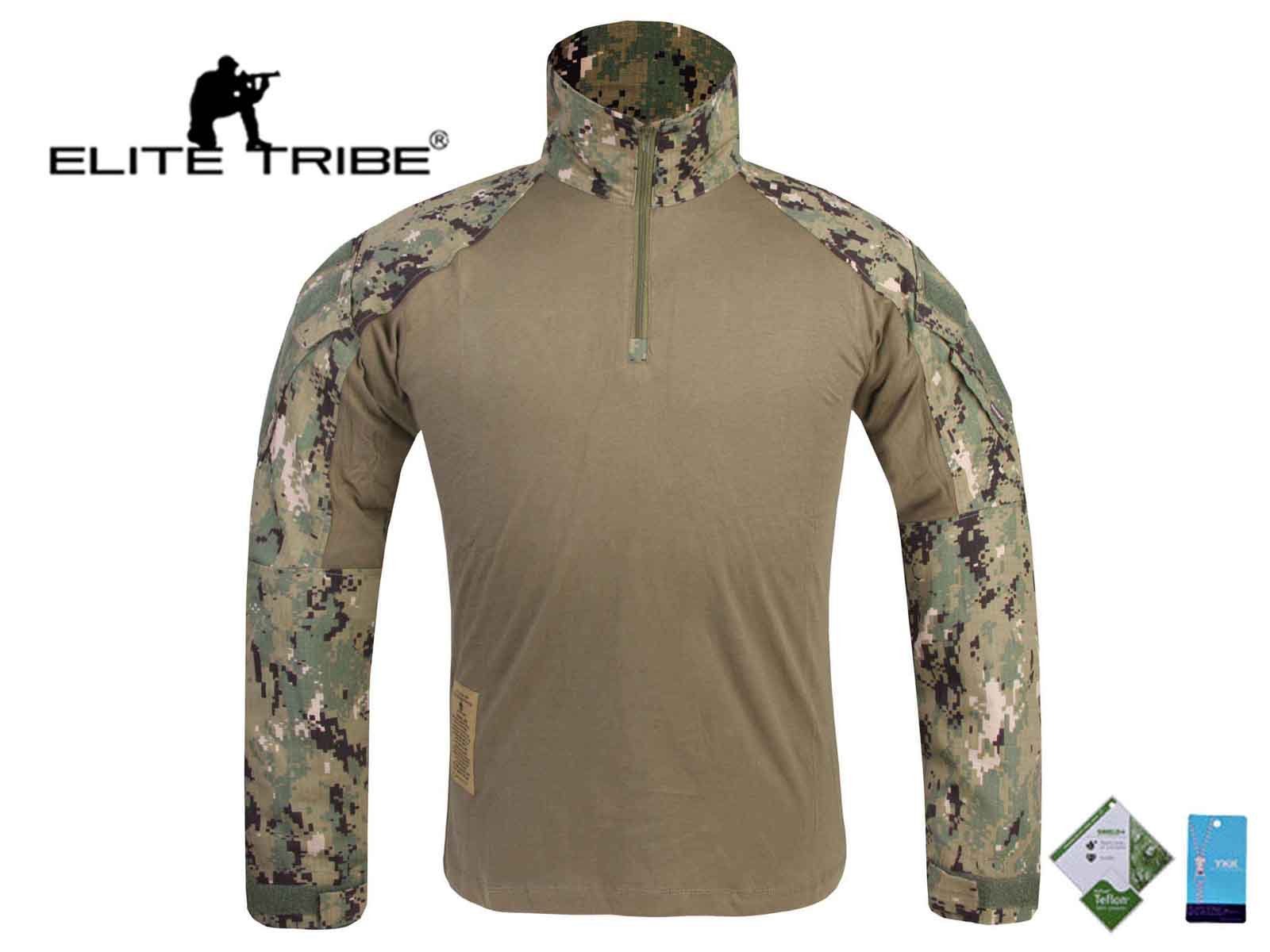 Emerson Airsoft Tactical BDU Military Uniform Set - AOR2 Camo Combat Shirt & Pants for Airsoft, Paintball, Tactical Training & Outdoor Adventures