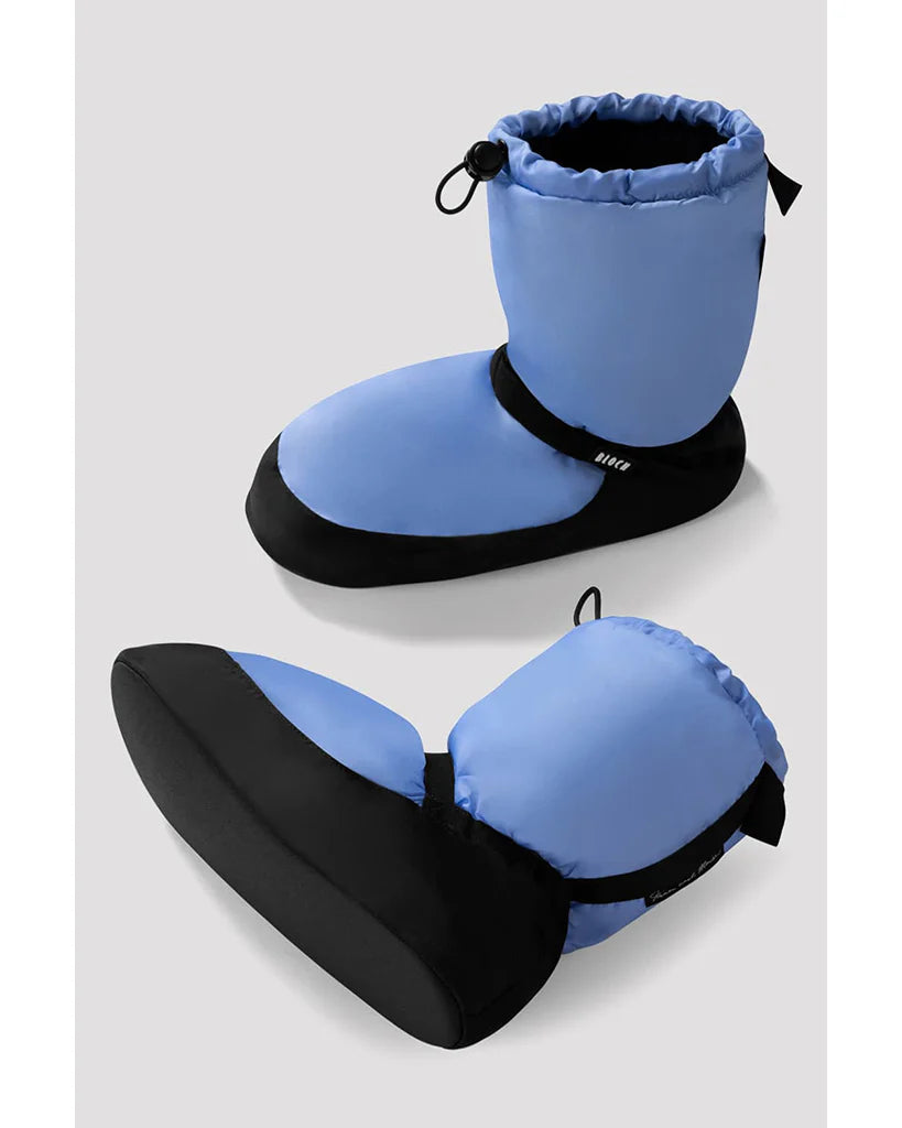 Bloch Women's Light Blue Warm Up Booties - Comfortable Dance Shoe for Ballet, Jazz & Stretching - Perfect for Rehearsals, Practice & Dance Classes