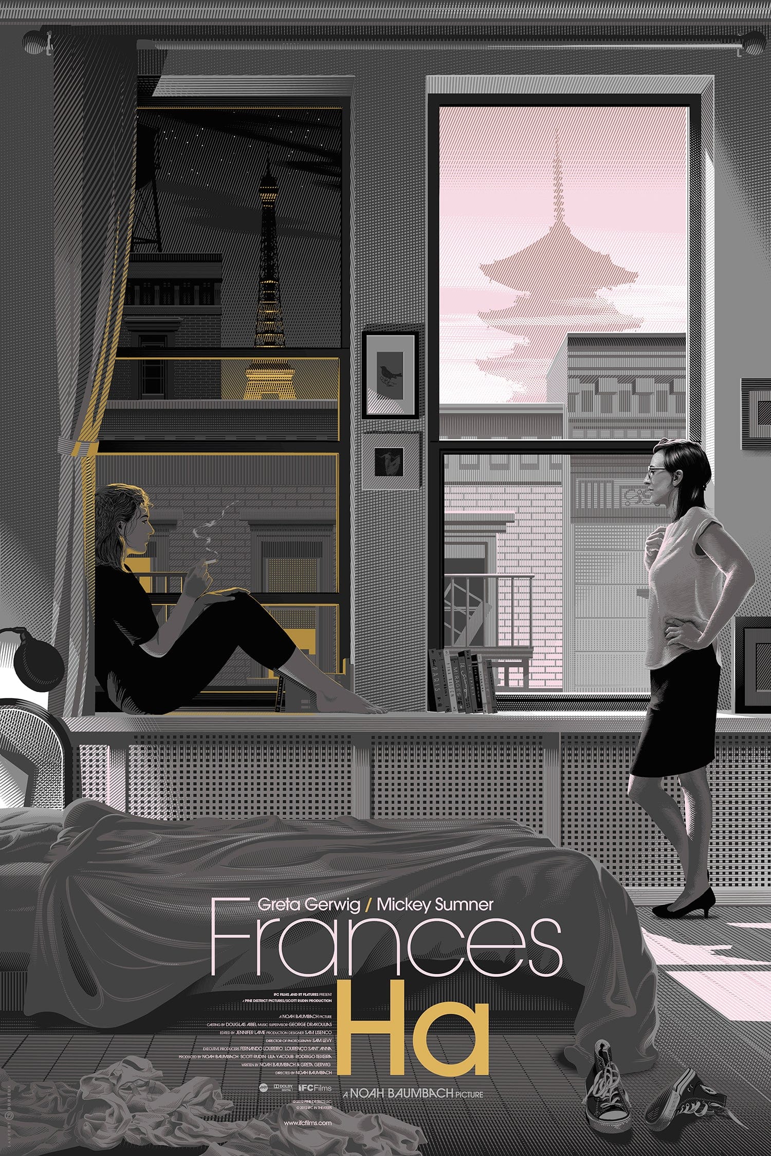 Frances Ha Movie Poster - High Quality Art Print for Home Decor, Office & Gift - Classic Indie Film Wall Art - Perfect for Movie Lovers & Fans
