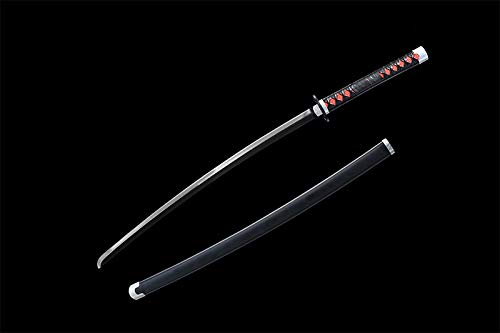 Demon Slayer Sword - Kimetsu no Yaiba Tanjiro Kamado & Shinobu Kochou Cosplay Replica - Carbon Steel Anime Collectible - Perfect for Halloween, Cosplay Events & Anime Fans Collection