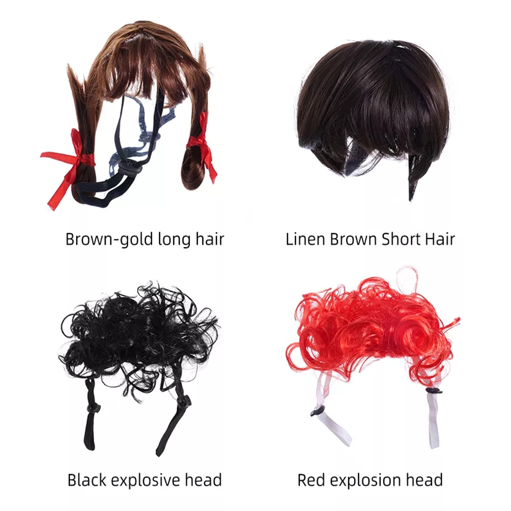 Funny Halloween Pet Wigs for Dogs & Cats - Cute Clown Costume Wig for Dog Birthday Parties & Cosplay | Perfect for Pet Costume Contests & Holiday Photos