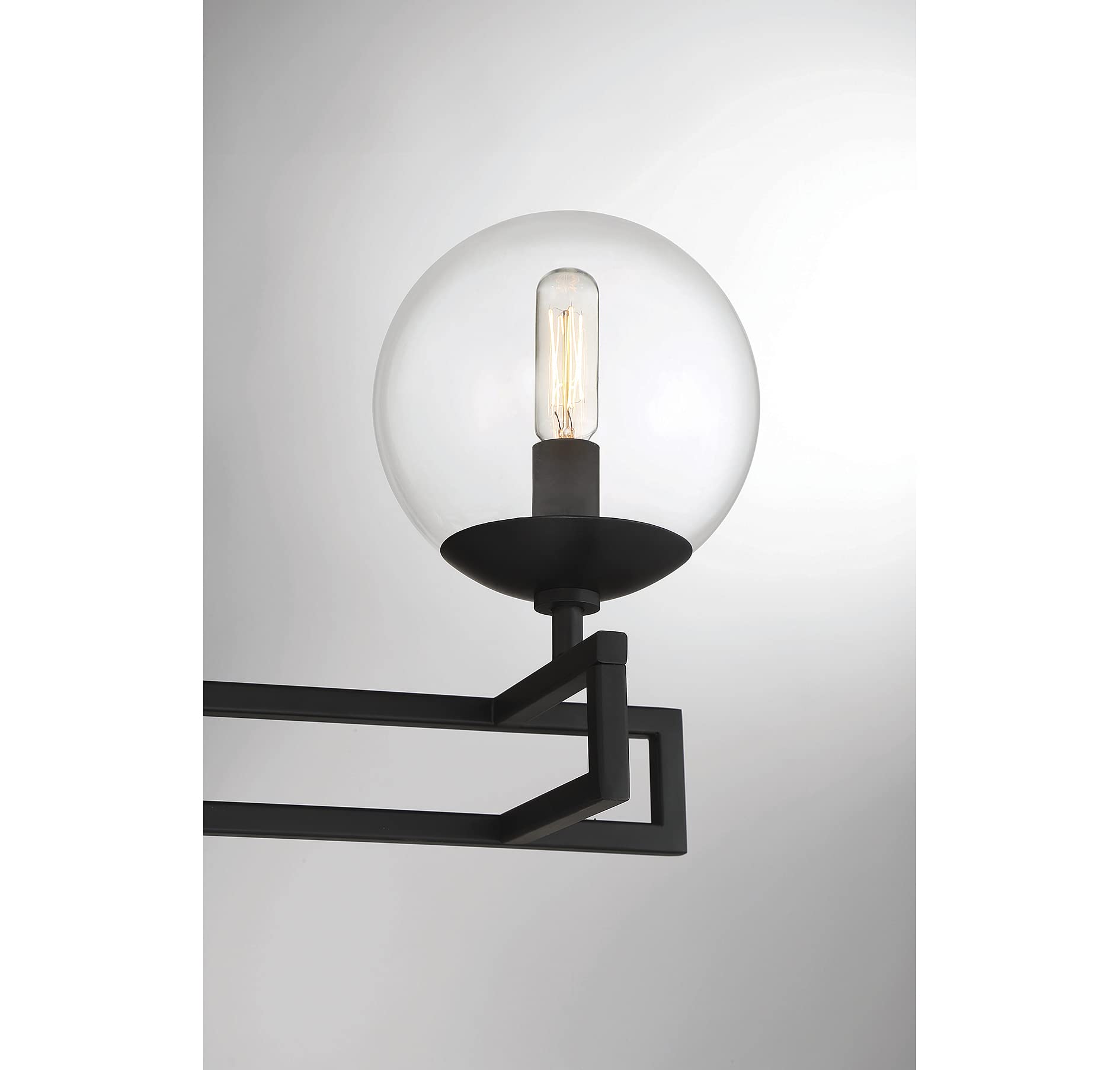 Savoy House Crosby 3-Light Matte Black Bathroom Vanity Light - 24