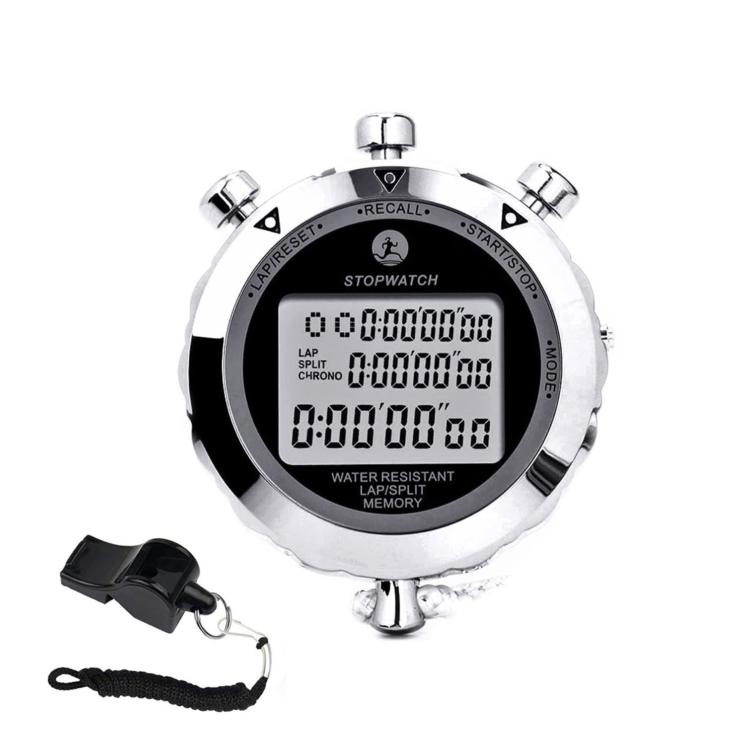Rolilink Stopwatch - Waterproof Metal Sports Stopwatch with Timer for Running, Swimming, and Competitions | Perfect for Coaches, Athletes, and Fitness Training