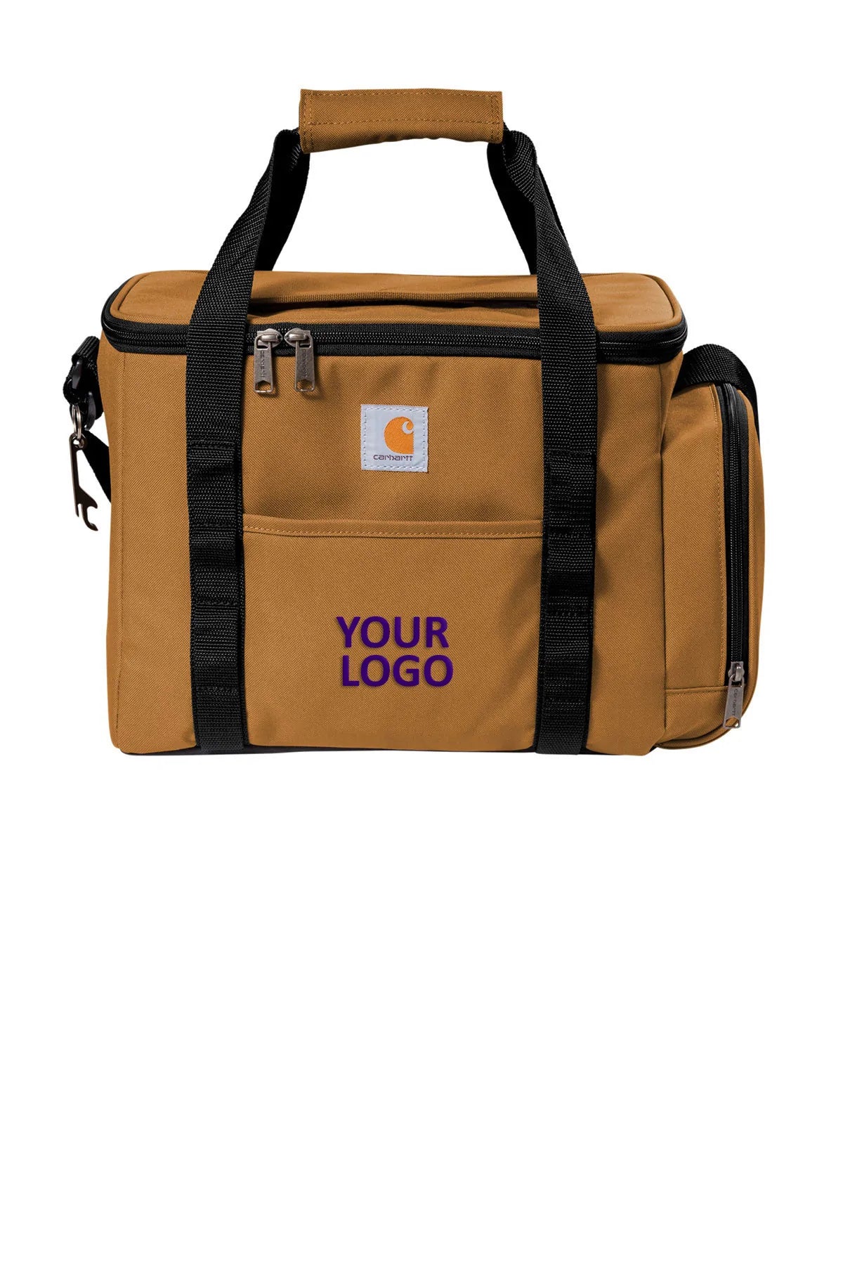 Carhartt Duffel 36 Can Custom Coolers - Heavy Duty Insulated Cooler Bag for Camping, Fishing & Outdoor Adventures (Carhartt Brown)