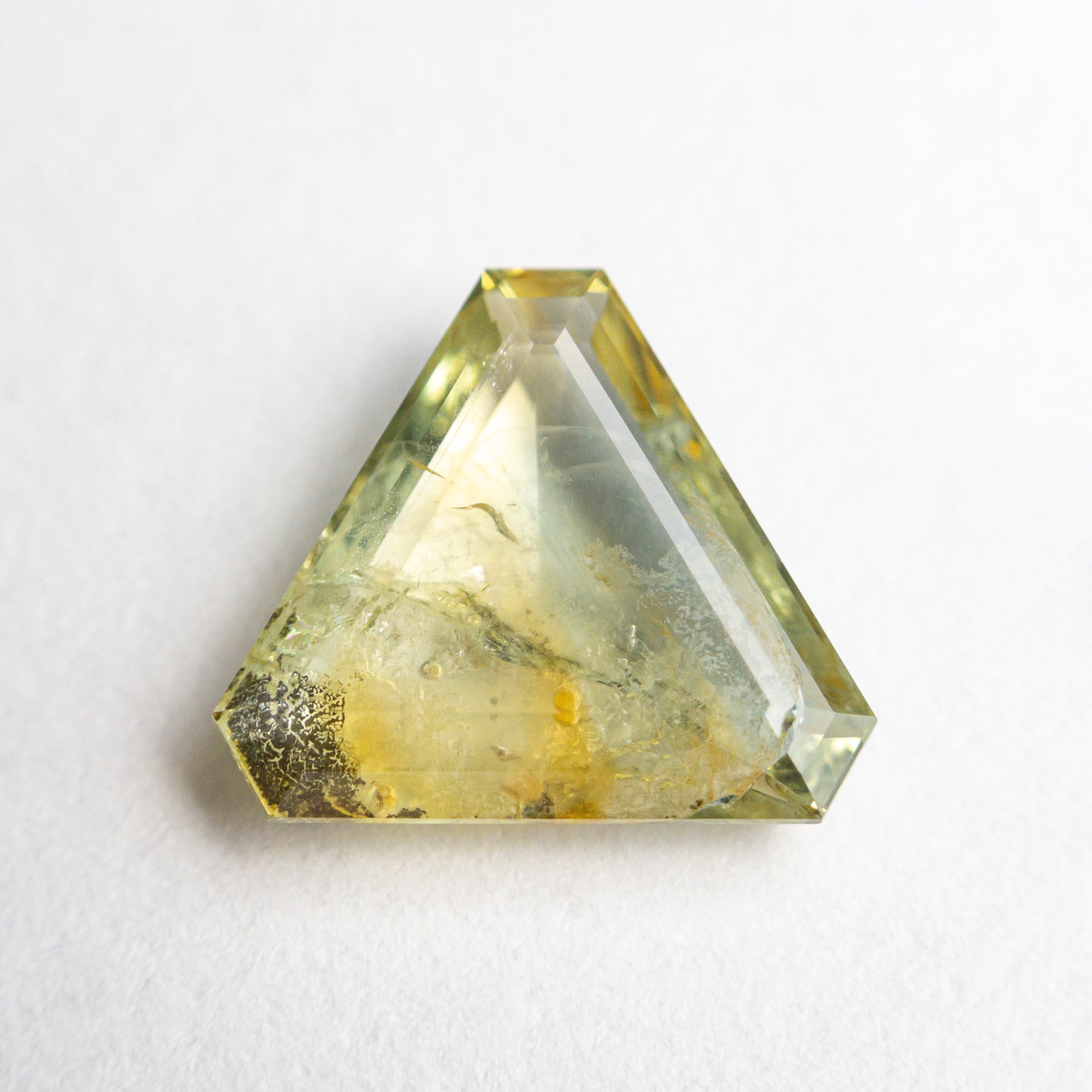 1.99ct Natural Hexagon Rose Cut Sapphire Gemstone - 8.35x9.64x2.72mm Loose Faceted Blue Sapphire for Jewelry Making, Engagement Rings & Unique Gifts