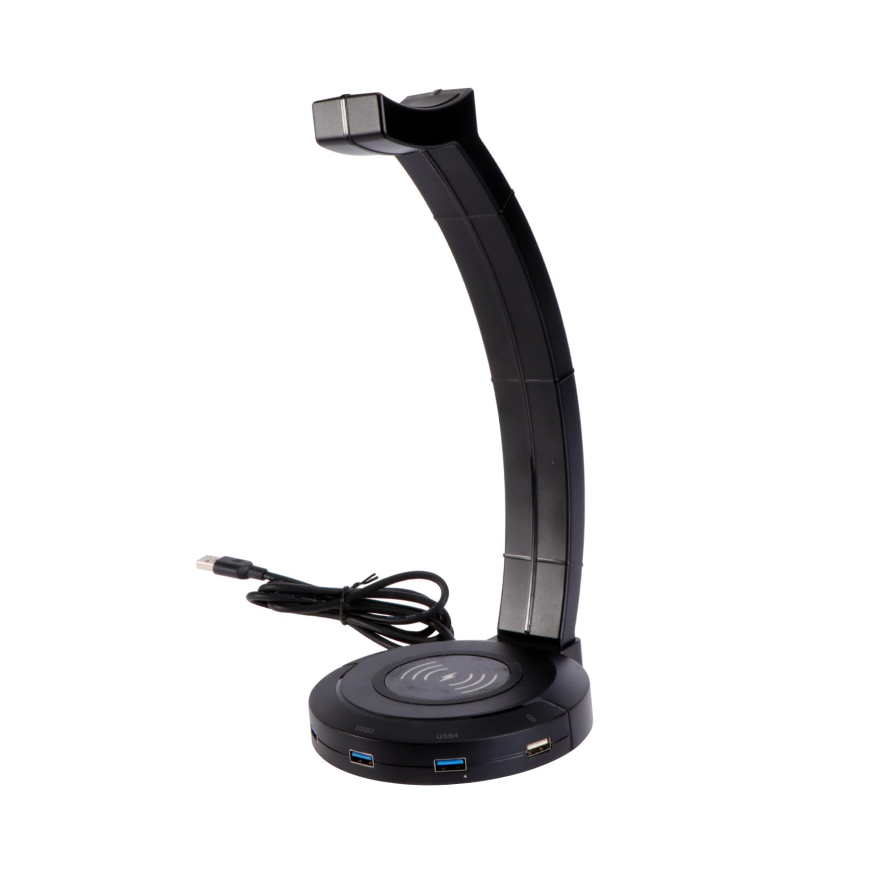 OSALADI Premium Headphone Stand with USB Port - Durable Desk Organizer for Gaming Headsets, Smartphones & Tablets - Perfect for Home Office, Gaming Setup & Workspace Organization