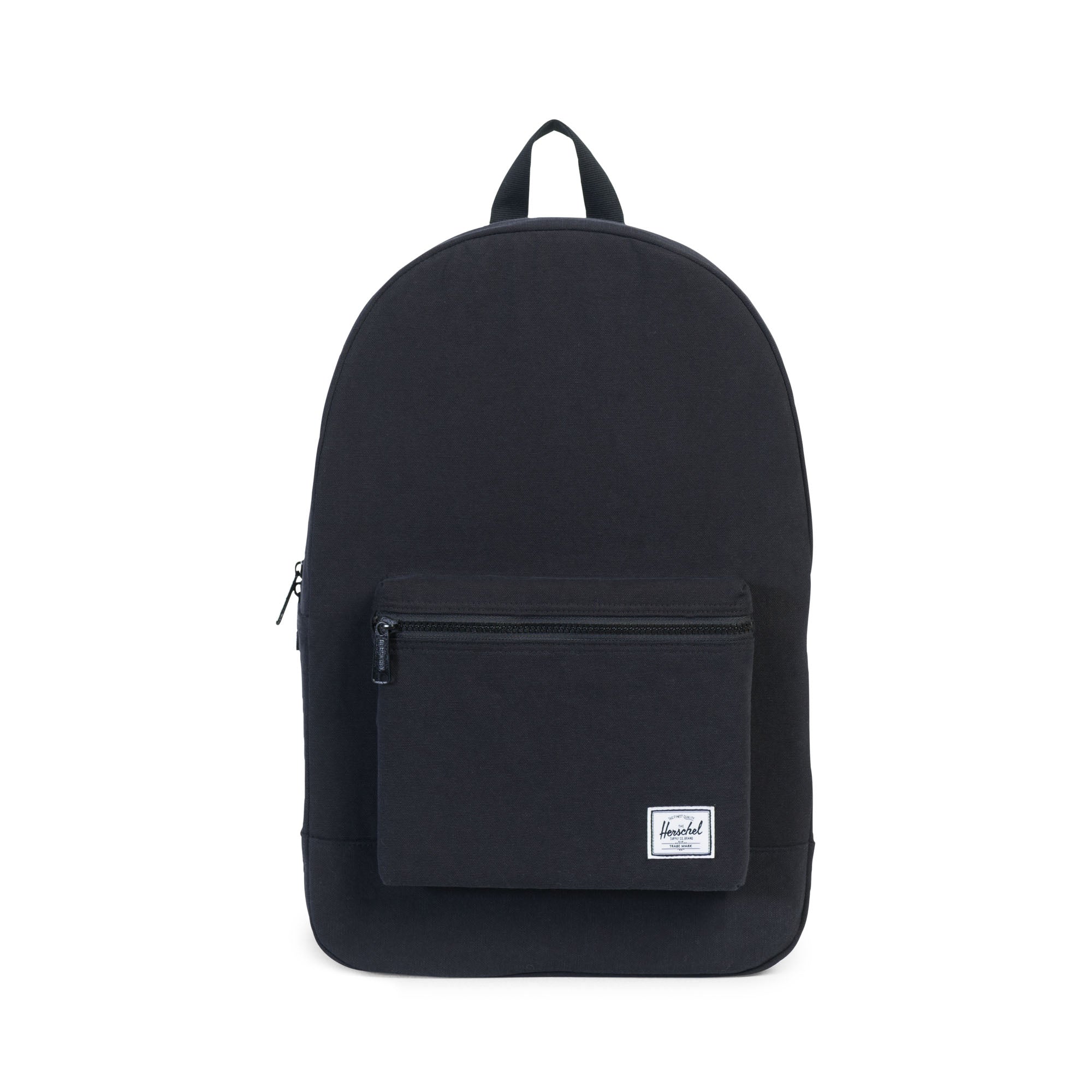 Herschel Cotton Casuals Collection Daypack Backpack - Black | Lightweight & Durable for School, Travel & Everyday Use