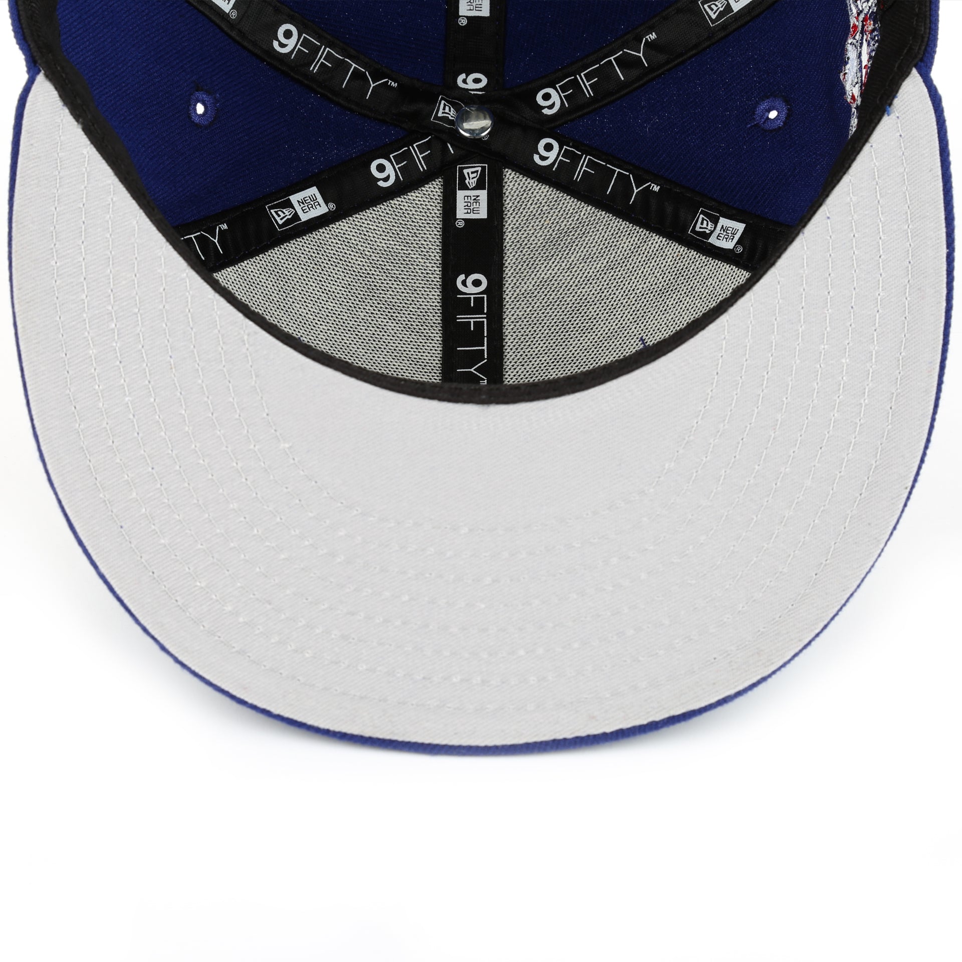New Era 9Fifty Snapback Hat - Los Angeles Dodgers Official MLB Baseball Cap, Adjustable Dry D/Blue - Perfect for Baseball Games, Streetwear & Sports Fans