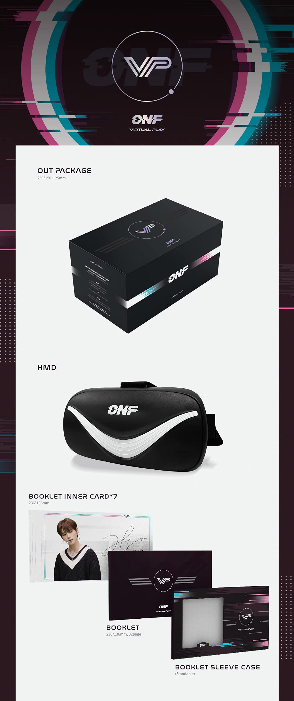 GENIE MUSIC ONF - VP (Virtual Play) K-Pop Album | Exclusive Photocards & Posters | Perfect for K-Pop Collectors and Fans