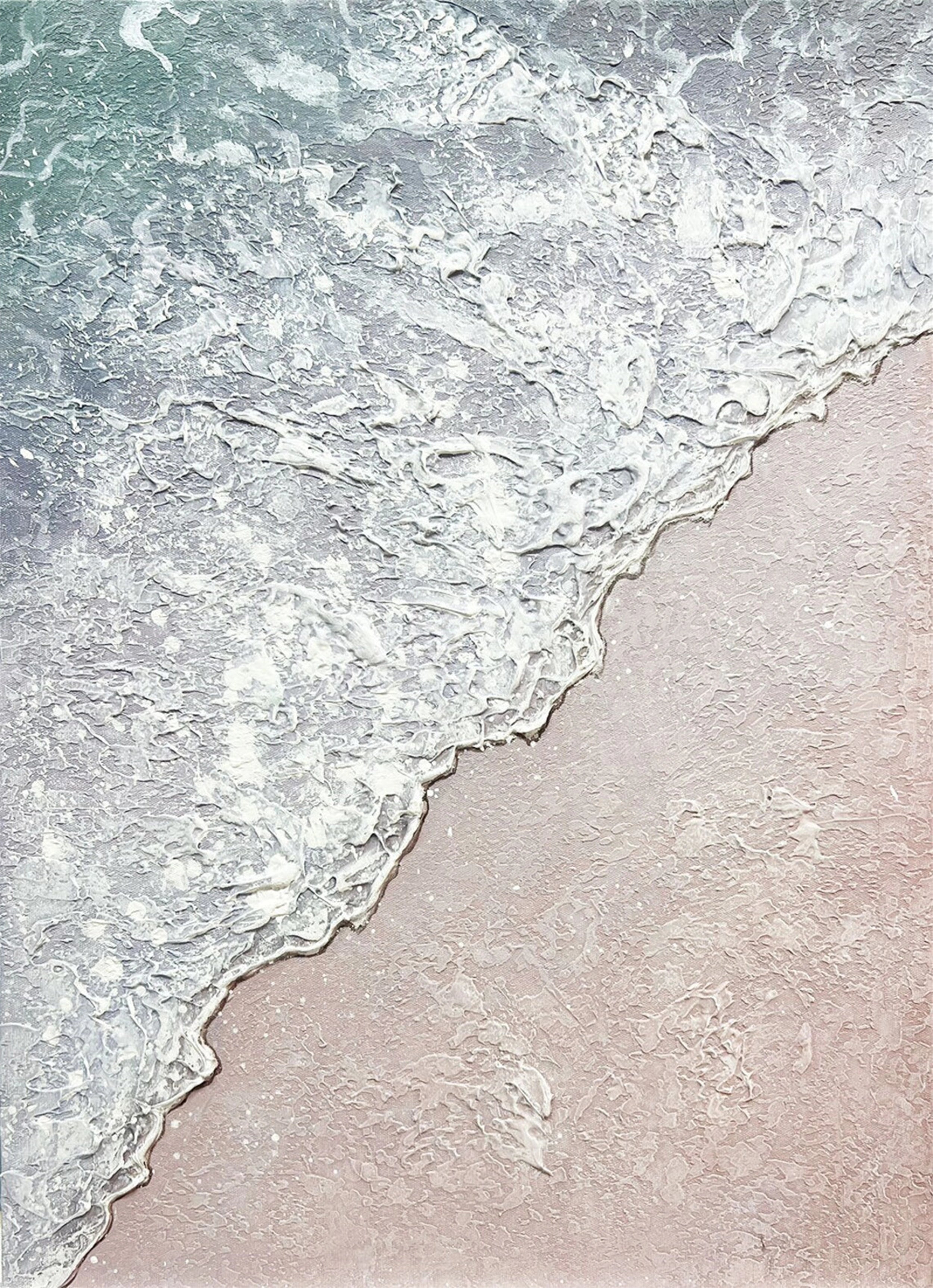 Ocean and Sky Painting #OS 086 - Handmade Canvas Wall Art for Home & Office Decor - Perfect for Living Room, Bedroom, or Office Wall Decor