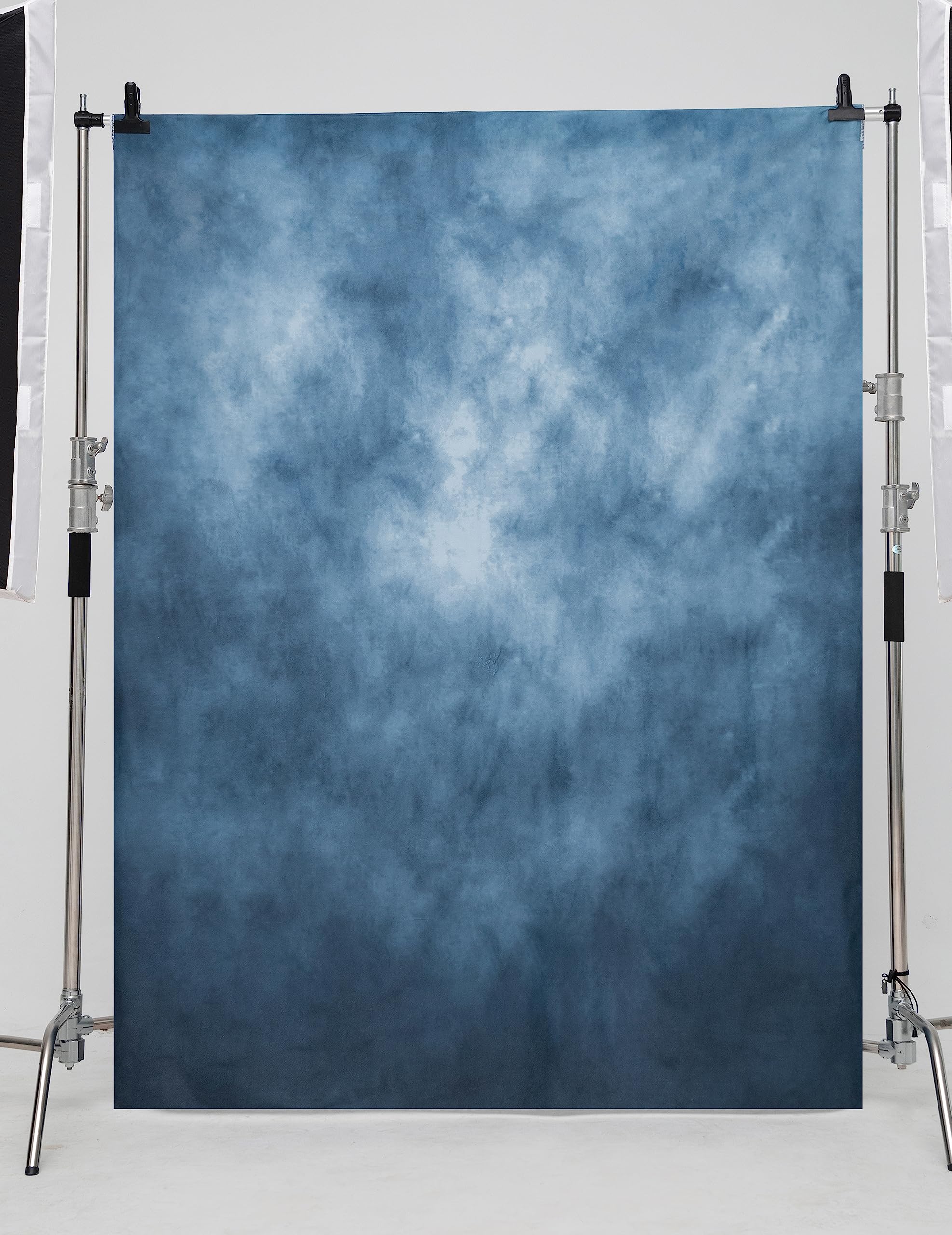 Kate 1.5x2.2m Blue Photography Backdrop - Premium Microfiber Portrait Background for Newborn, Wedding & Studio Photo Shoots - Durable Photo Props for Professional Photographers